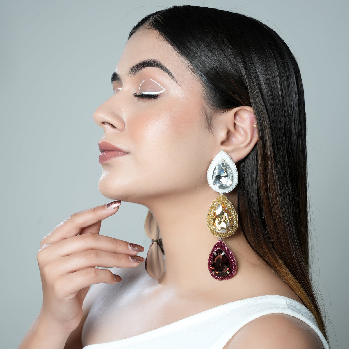 Zinnia Ombre Earrings - view 6