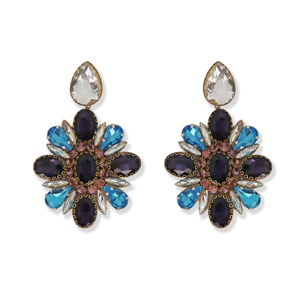 Sol Earrings in Blue