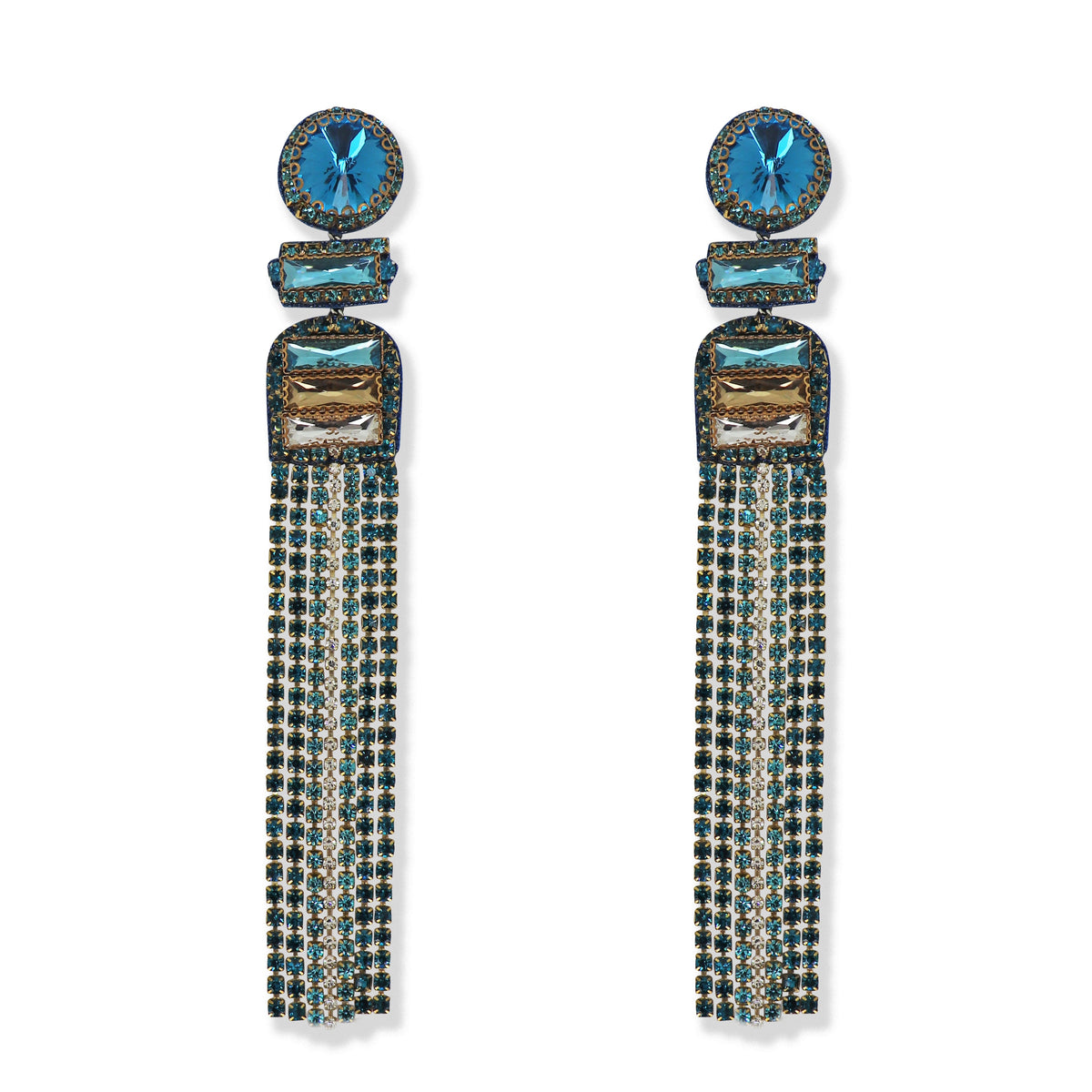 Ziva Earrings in Turquoise