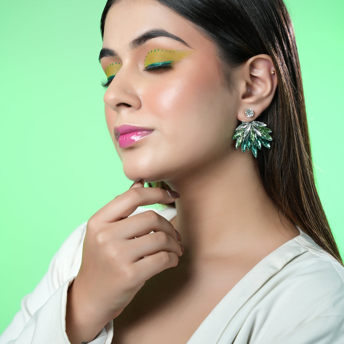 Tahlia Ombre Jacket Earrings - view 7