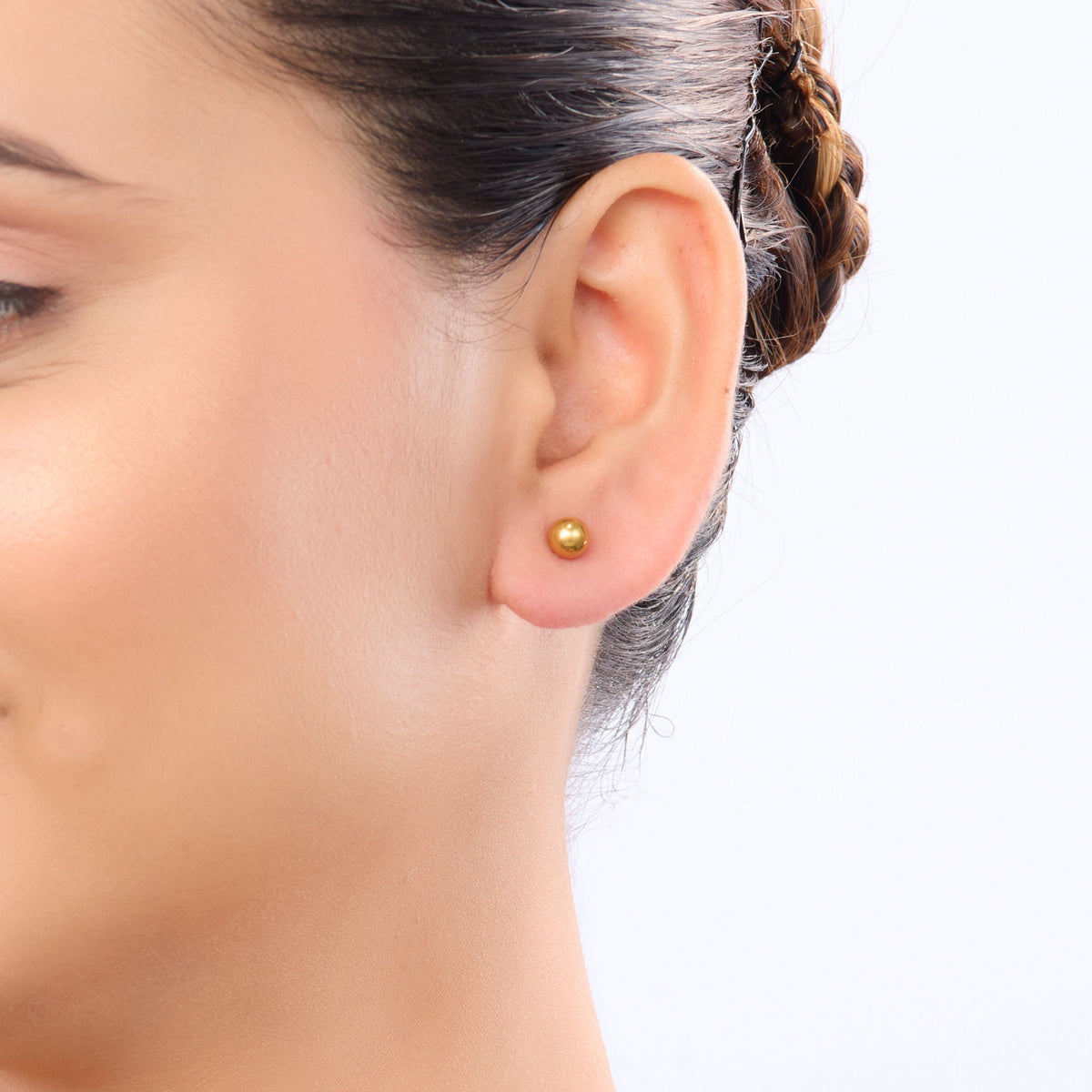 18K Gold Plated Luxe Modern Hoop Earrings for Women | Anti Tarnish