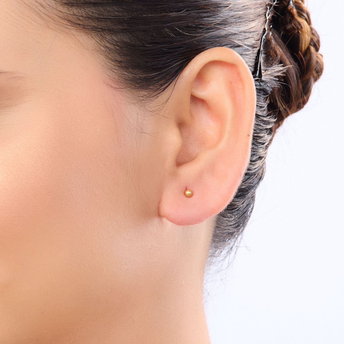 18K Gold Plated Celeste Modern Hoop Earrings for Women | Anti Tarnish