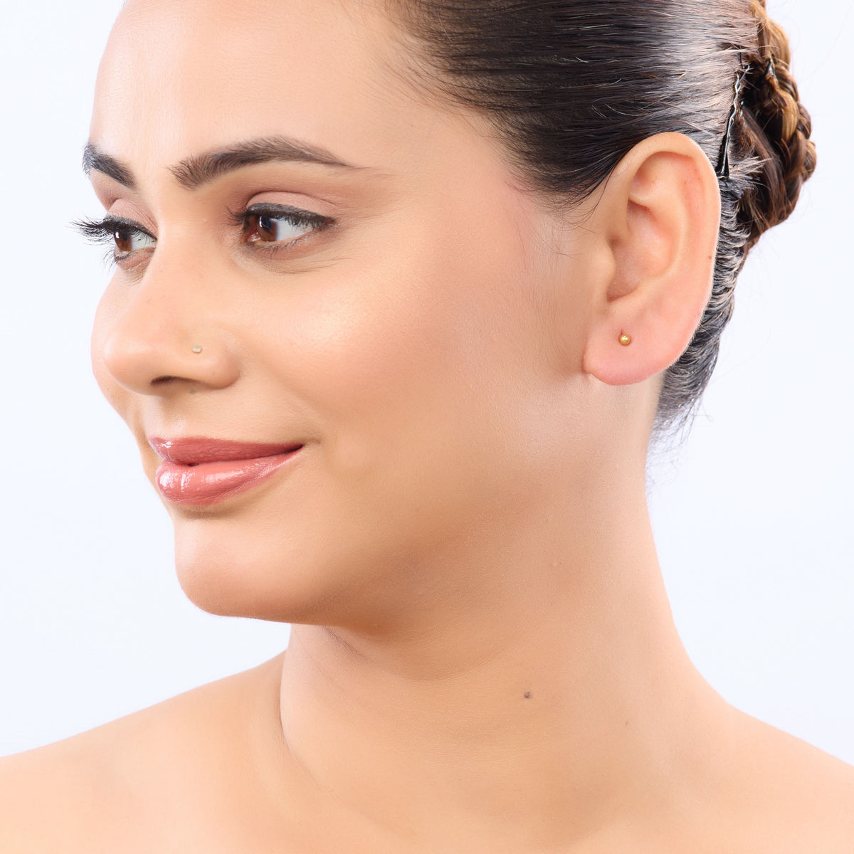 18K Gold Plated Luxe Modern Hoop Earrings for Women | Anti Tarnish