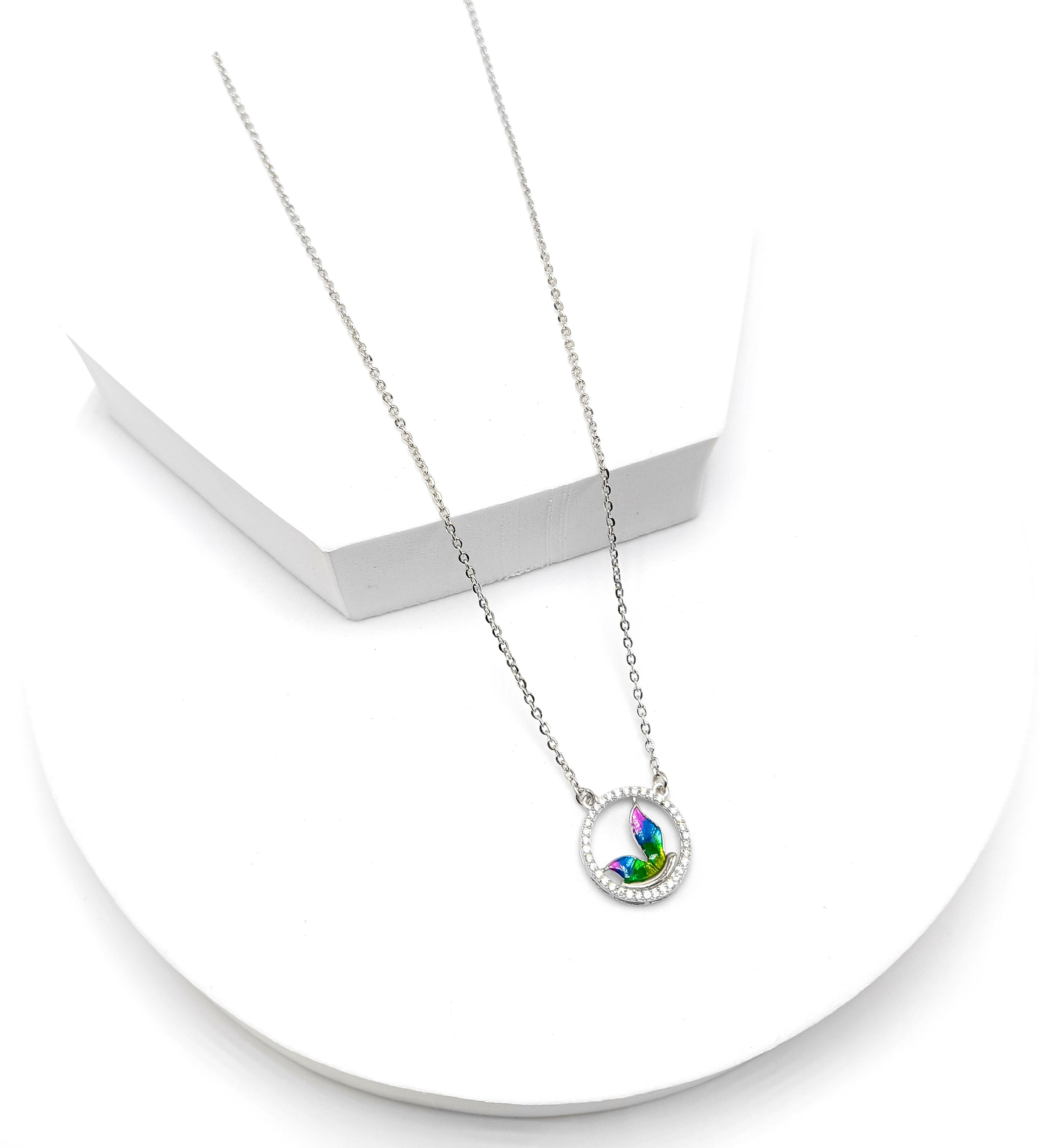 92.5 Silver Circle ButterFly