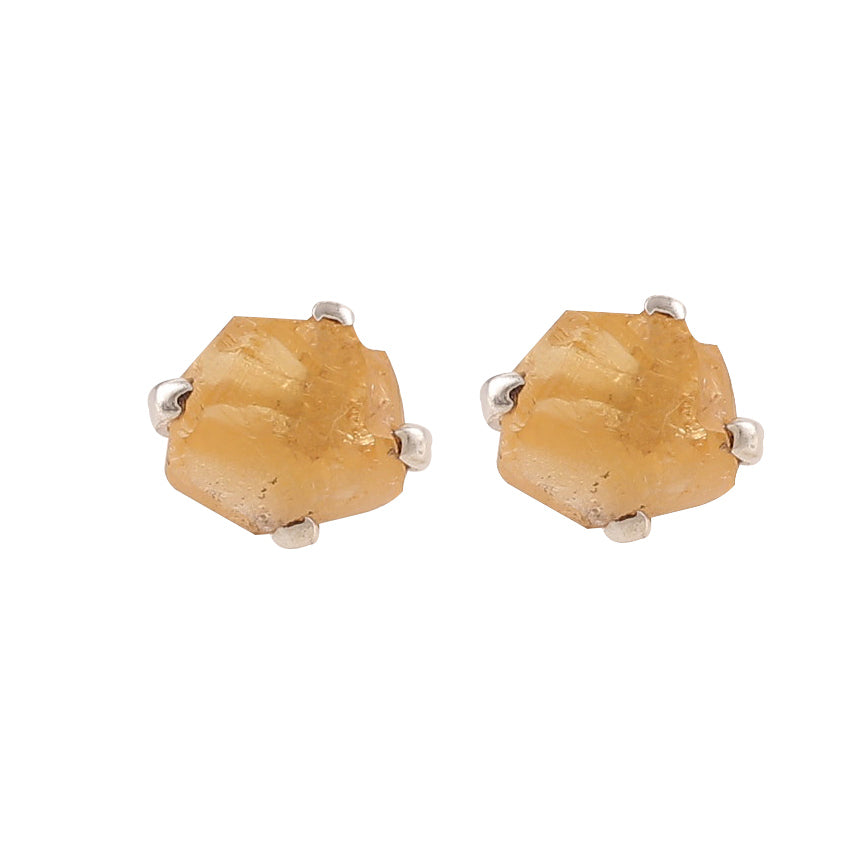 925 Sterling Silver Citrine Earrings for Women |  Birthstone Healing Jewelry
