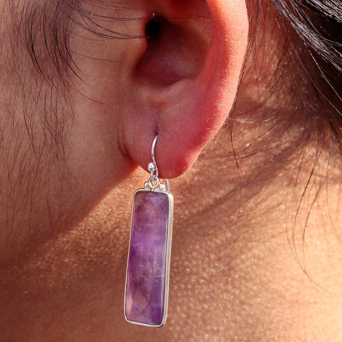 925 Sterling Silver Amethyst Earrings – Ethereal Glow and Timeless Elegance for Every Occasion