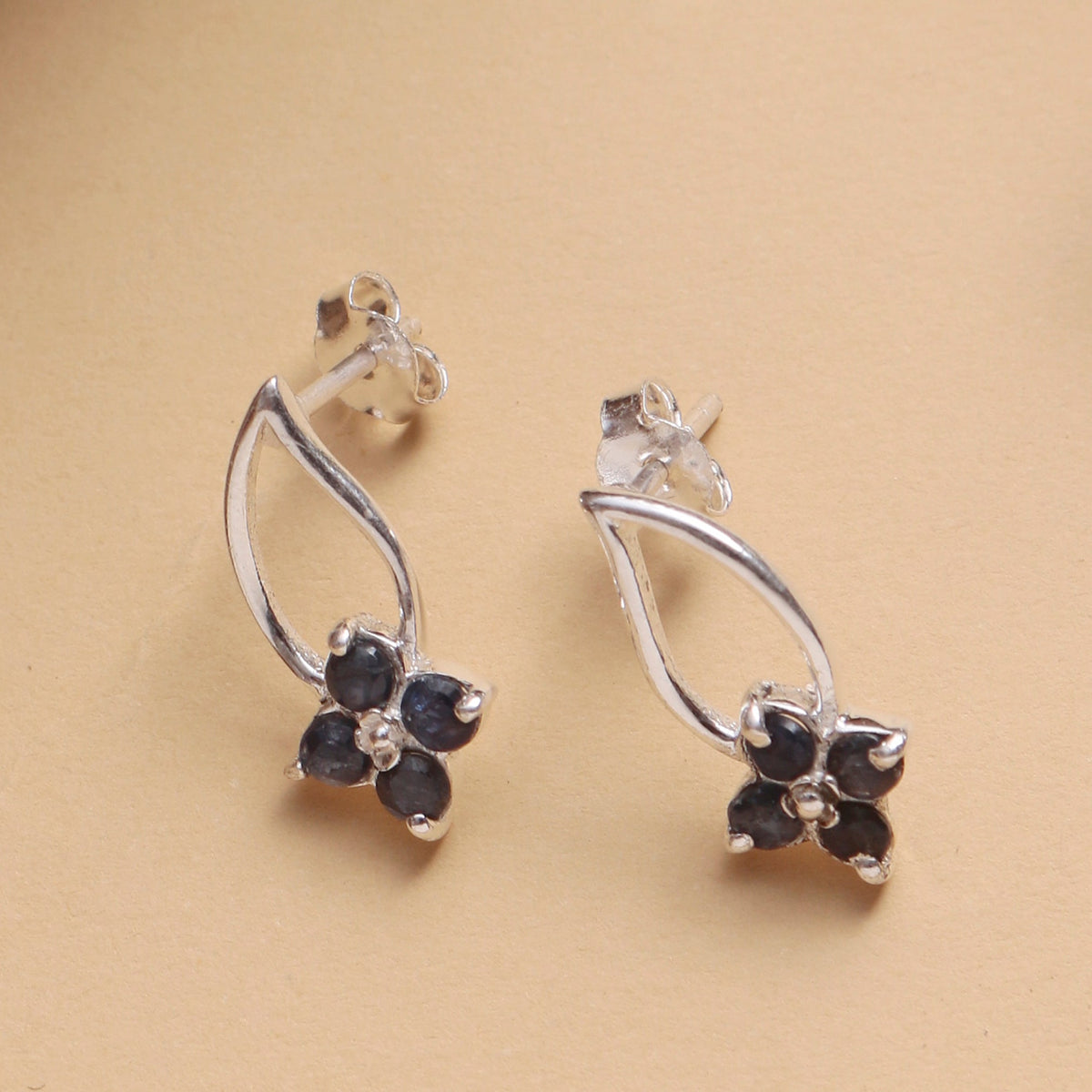 925 Sterling Silver Blue Sapphire Earrings for Women | Luxury Birthstone Jewelry