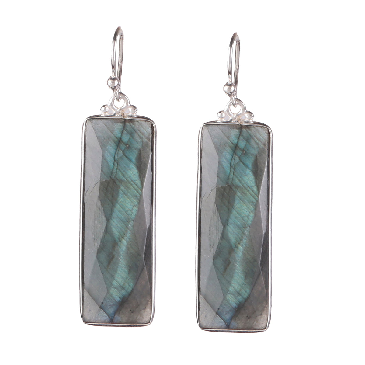 925 Sterling Silver Labradorite Earrings for Women | Natural  Gemstone Jewelry