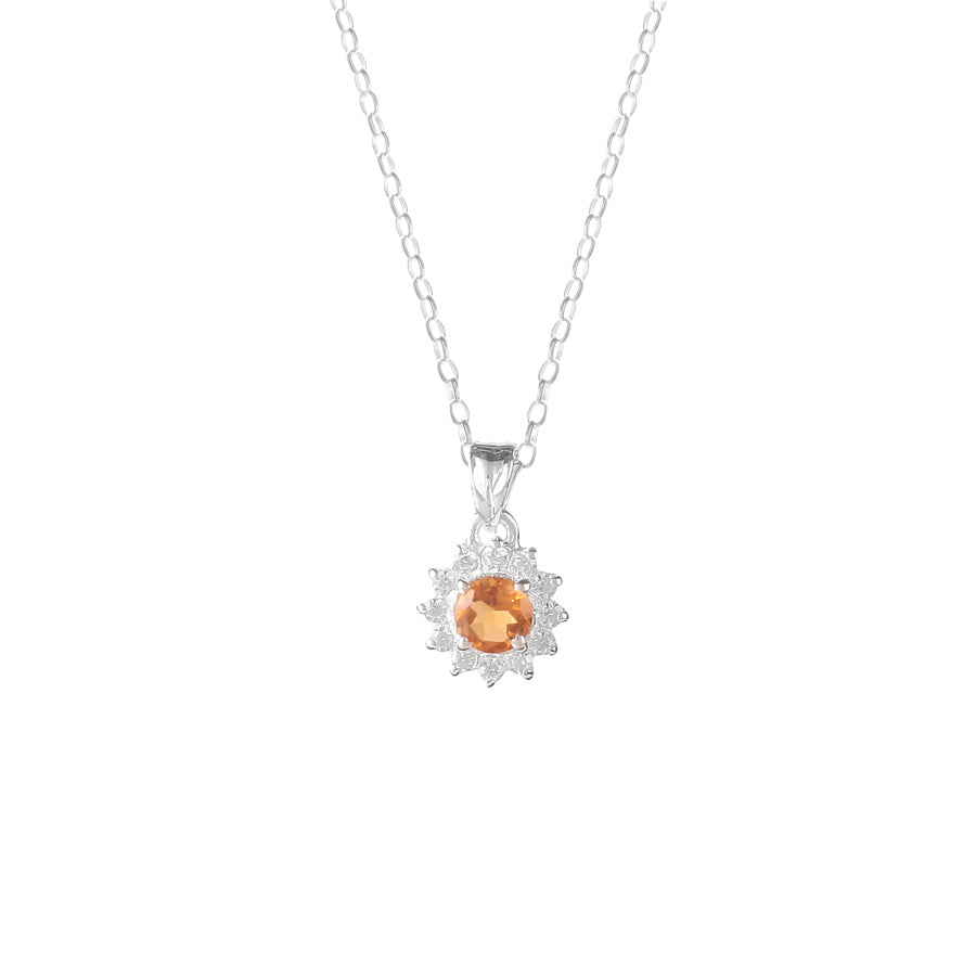 925 Sterling Silver AD Zircon Pendant with Chain for Women |  Necklace | Party Wear Jewellery | Designer Wedding Pendant Set | Elegant Gift for Her | Fashion Necklace Women