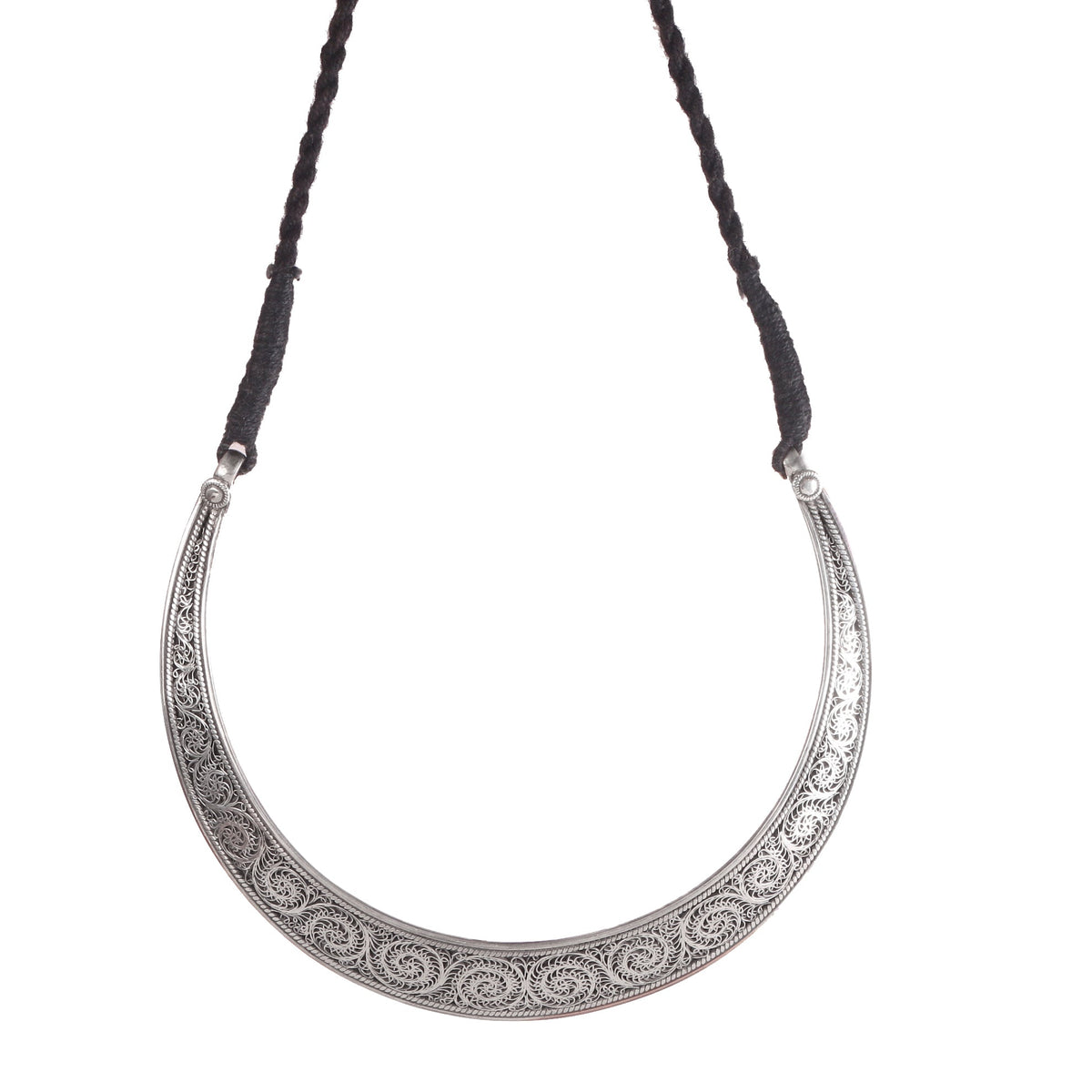 925 Sterling Silver Necklace for Women | Handcrafted Silver Jewelry | Elegant Daily Wear Designer Piece