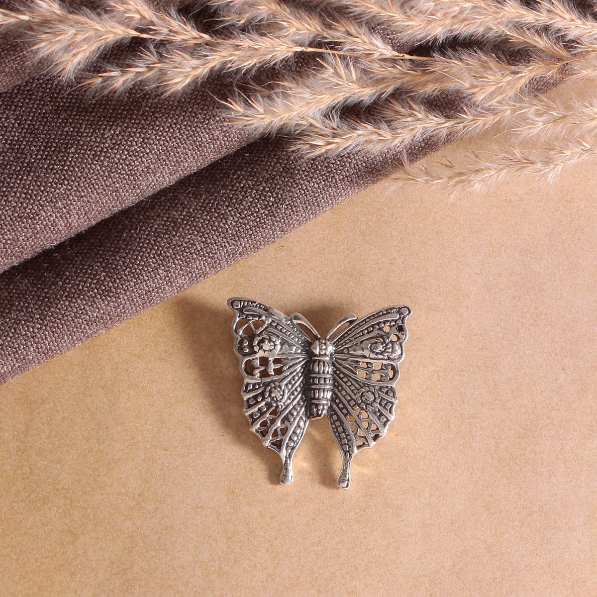 925 Silver Butterfly Brooch Timeless Elegance
