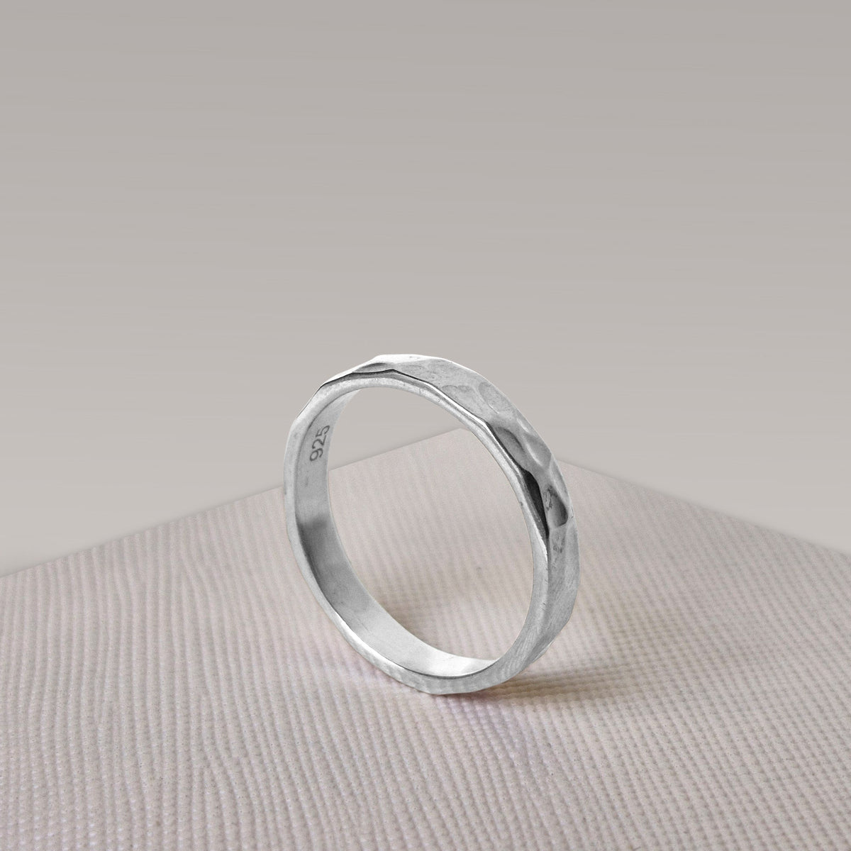 925 Sterling Silver Ring for Women | Handmade White Silver Design | Minimalist Elegant Jewelry | Size 2.2 cm