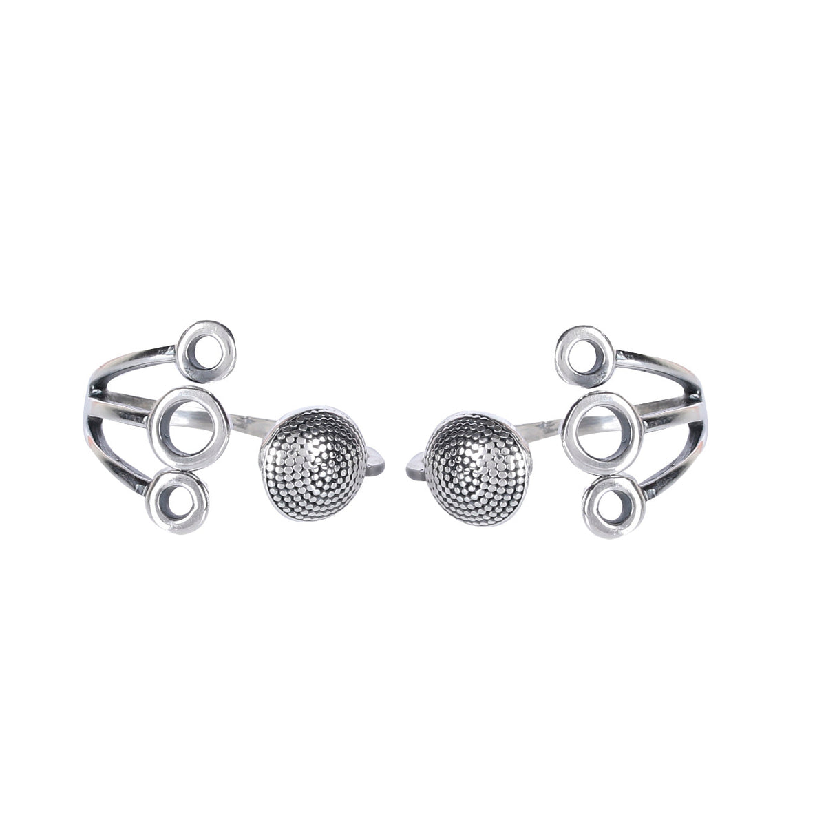 925 Sterling Silver Adjustable Toe Rings for Women