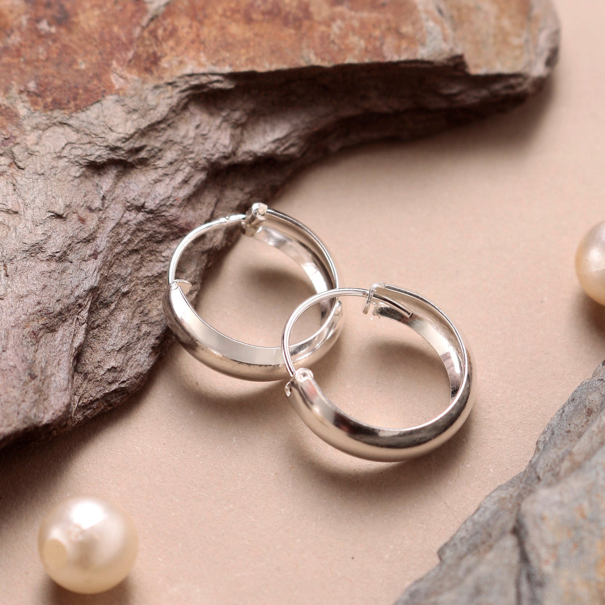 925 Sterling Silver Bali Earrings for Women | Handcrafted Silver Jewelry Gift | Luxury Earrings
