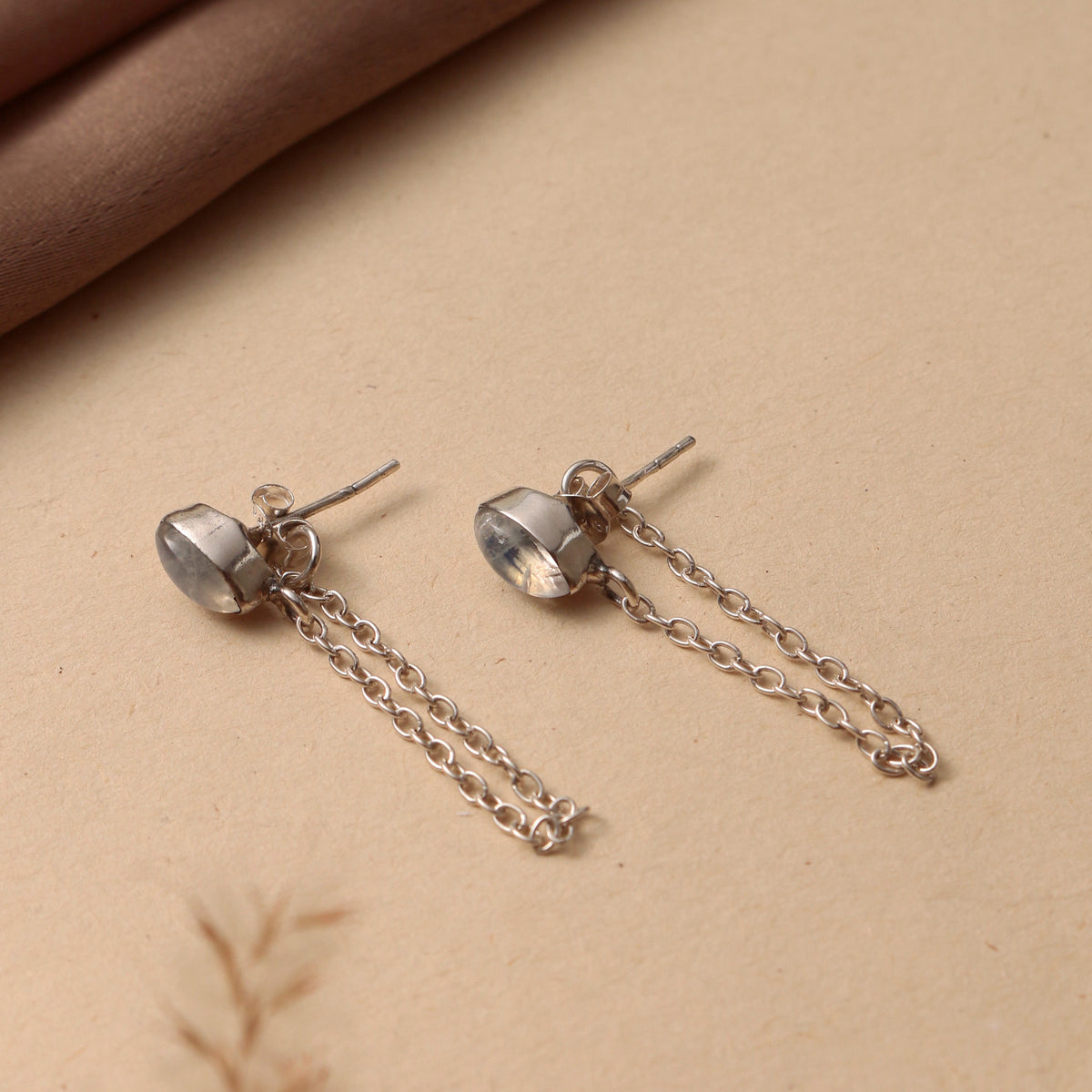 925 Sterling Silver Moonstone Earrings for Women | Rainbow White Gemstone Jewelry | Wedding & Gift Jewelry
