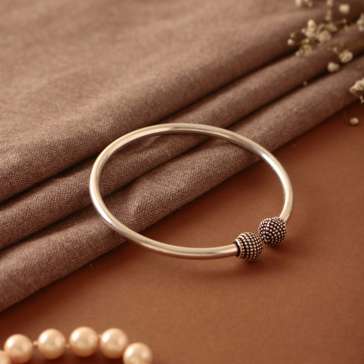 925 Sterling Silver Bangle for Women | Minimal Elegant Bracelet | Luxury Daily Wear Jewelry