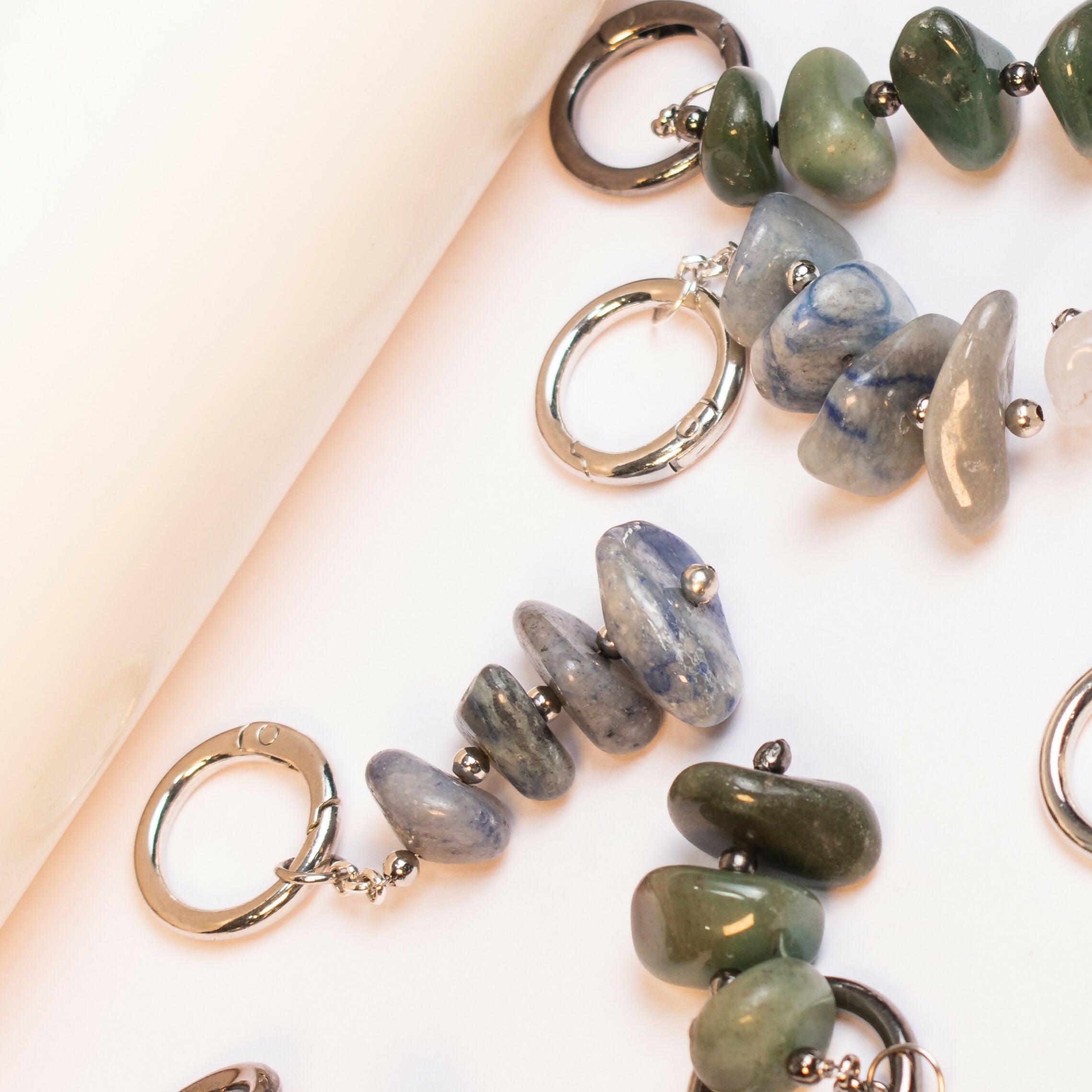 Blue Quartz Stacked Charm