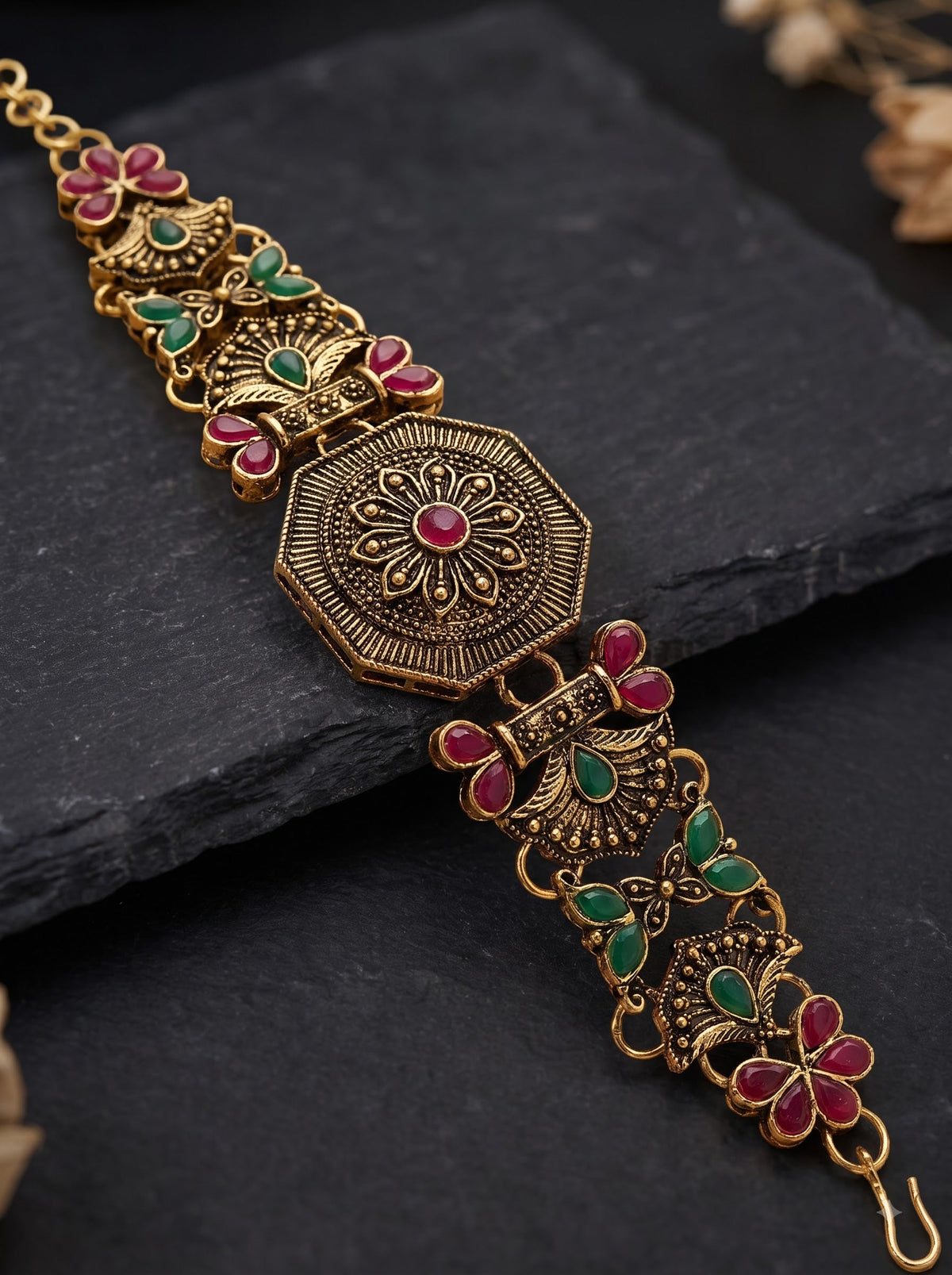 Antique Designer Ethnic Adjustable Bracelet for Women