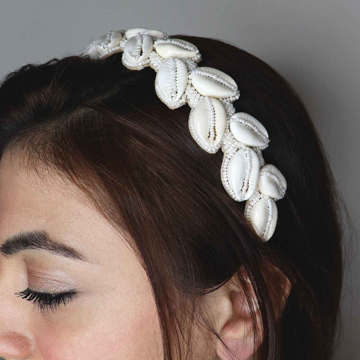 Cecilia Headband in Ivory