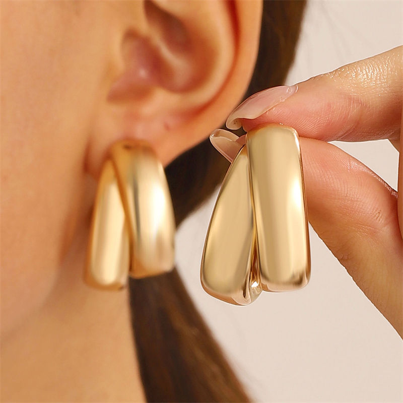 astria-jewellery-gold-plated-chunky-hoop-earrings-for-women-double-layer-twist-design-hoops-trendy-statement-earrings-for-daily-party-wear