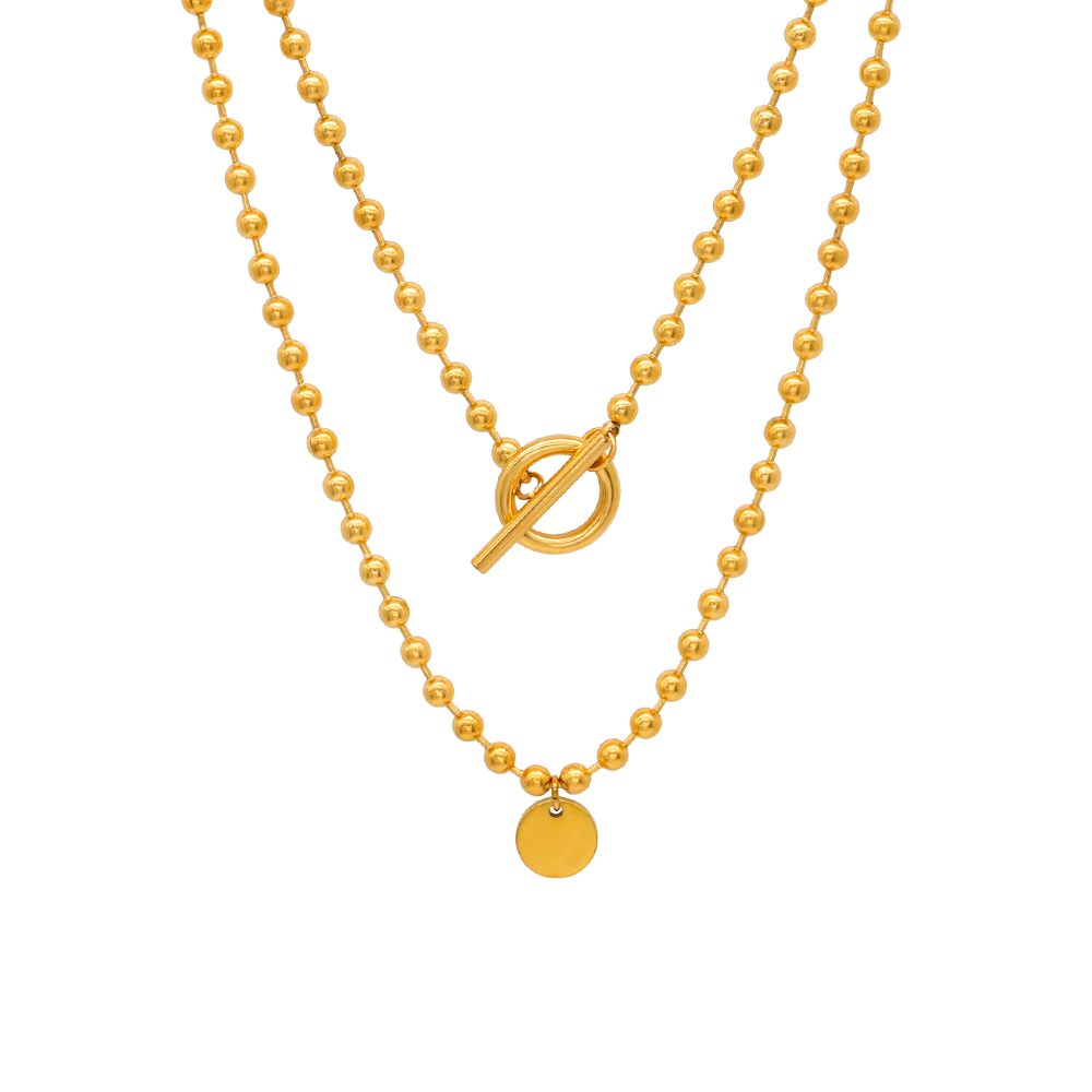 blinklook-korean-two-layer-gold-necklace