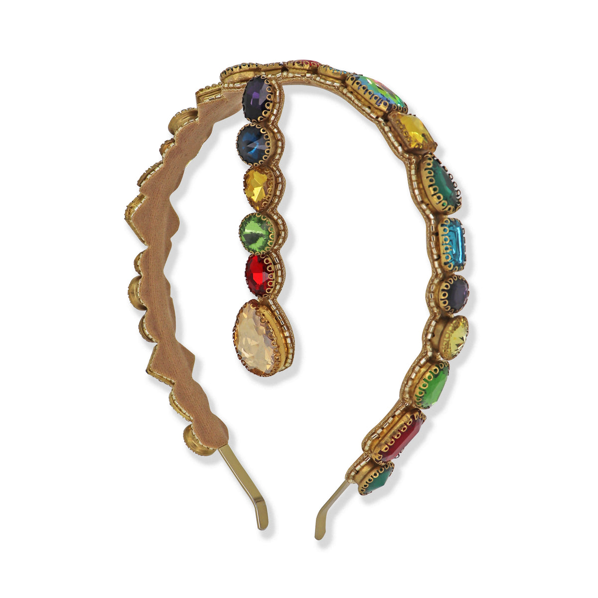 Indra Headband with Maangtika handcrafted by Label Pooja Rohra