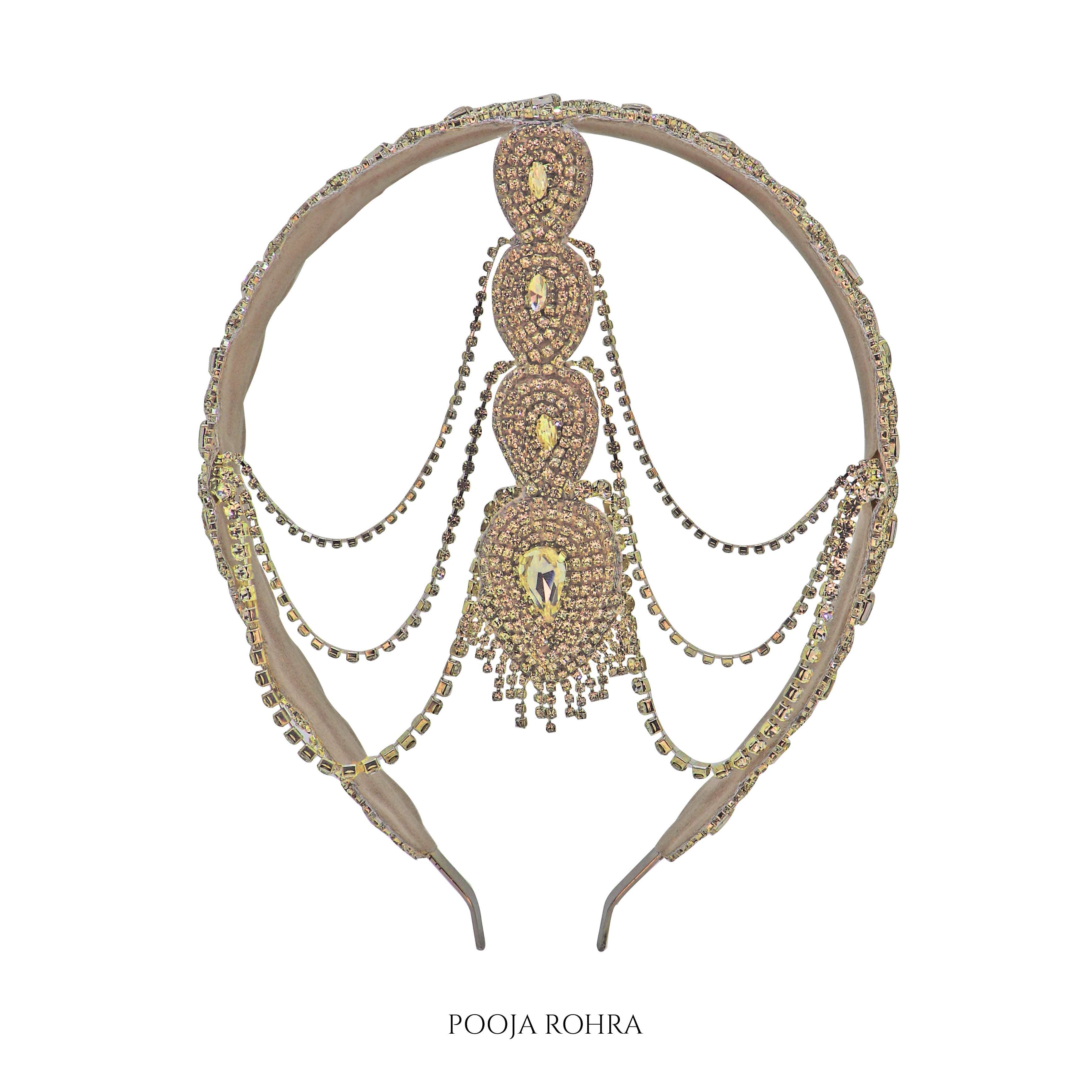 Riva Headband with maangtika
