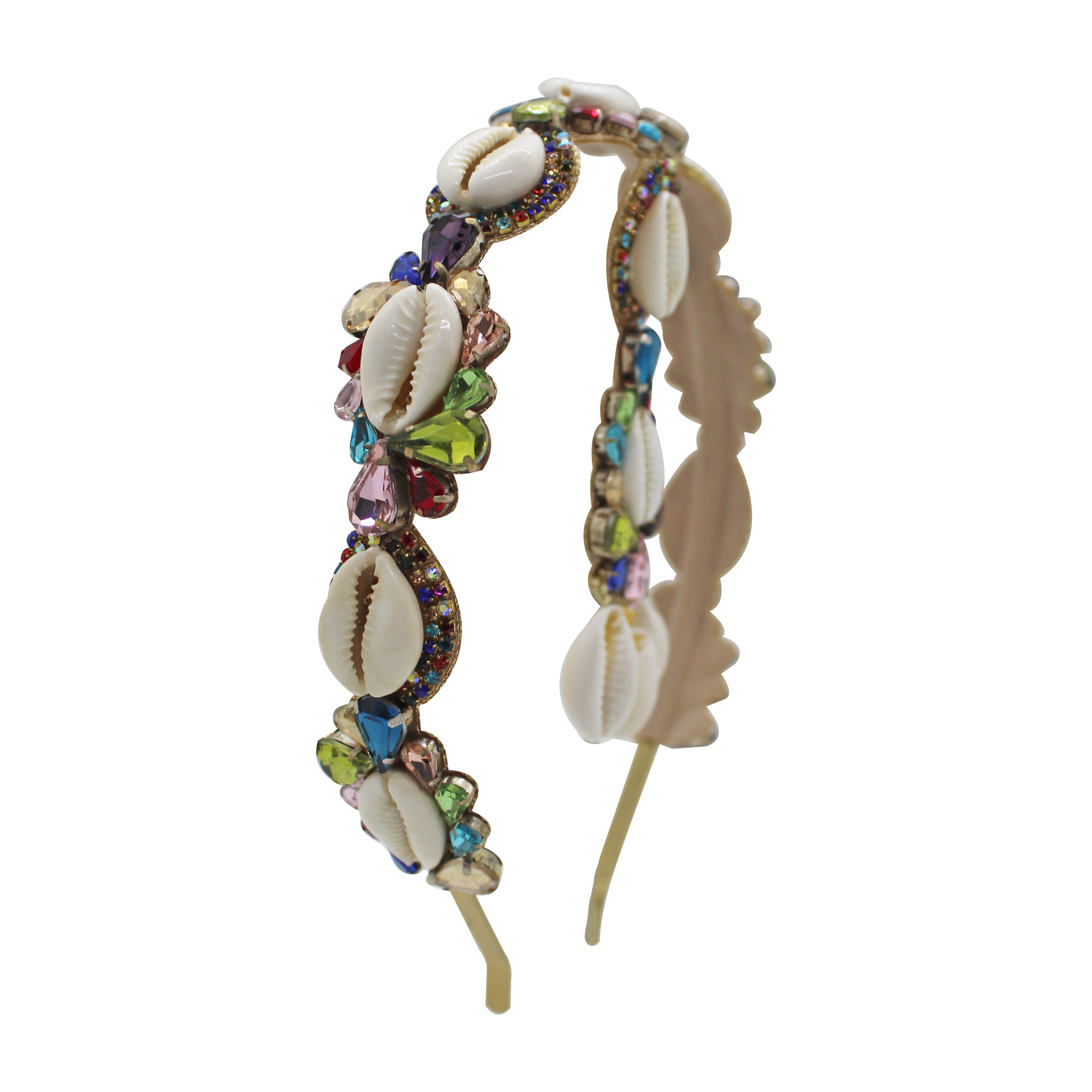 Navya Shankh (Shells) Headband with Maangtika