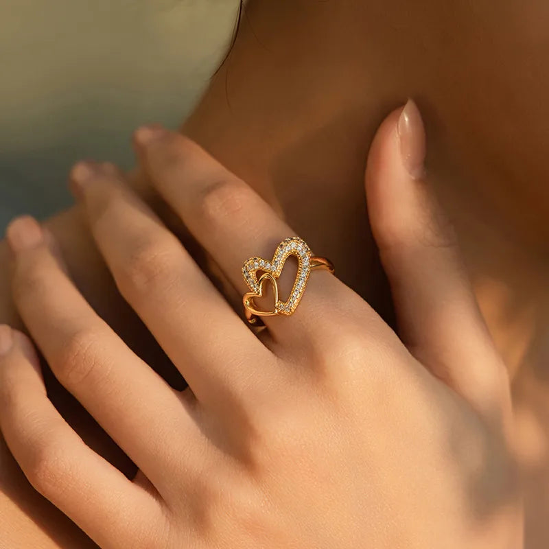 Heart Design  Ring 62carat