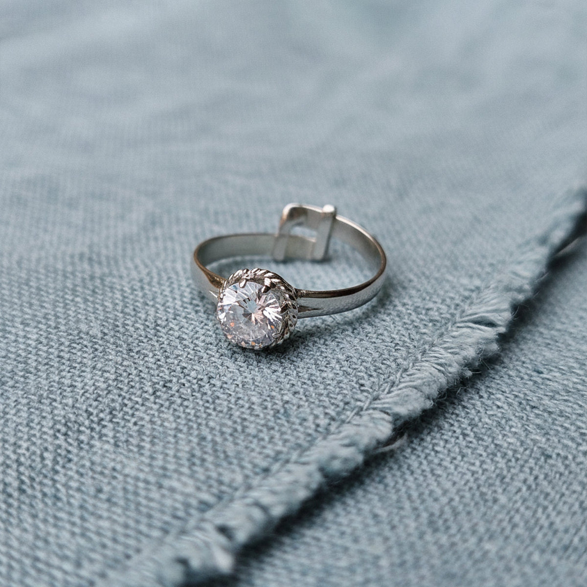 925 Silver AD Zircon Sterling Silver Ring  Sparkling Crystal Gemstone Jewelry, Handcrafted Luxury Women’s Ring, Perfect Party Gift