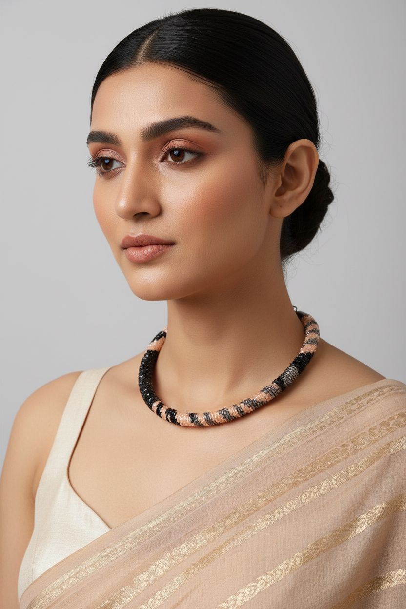 Dusky Glam: Handmade Choker Necklace