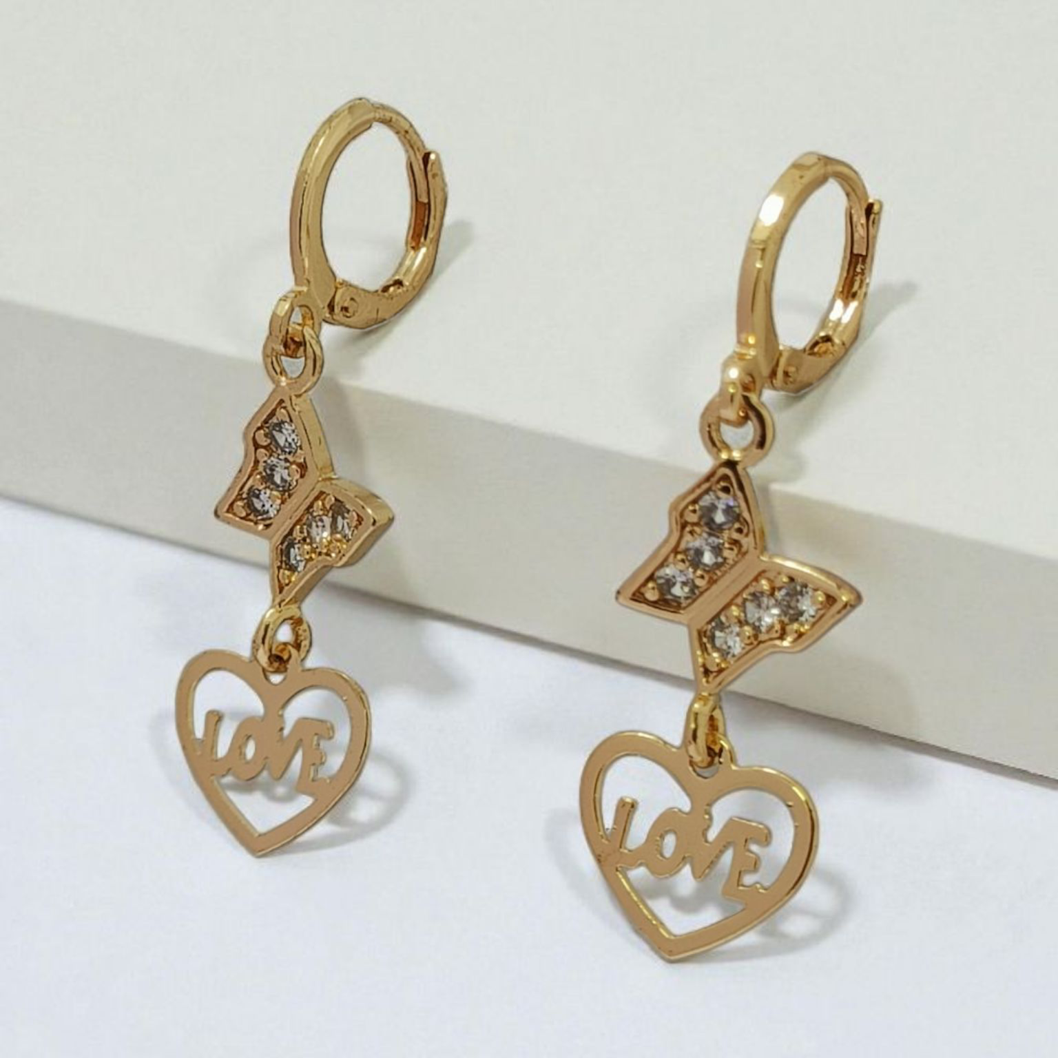 astria-jewellery-gold-plated-butterfly-heart-drop-earrings-for-women-love-charm-design-with-crystal-accents-cute-party-wear-daily-wear-jewellery