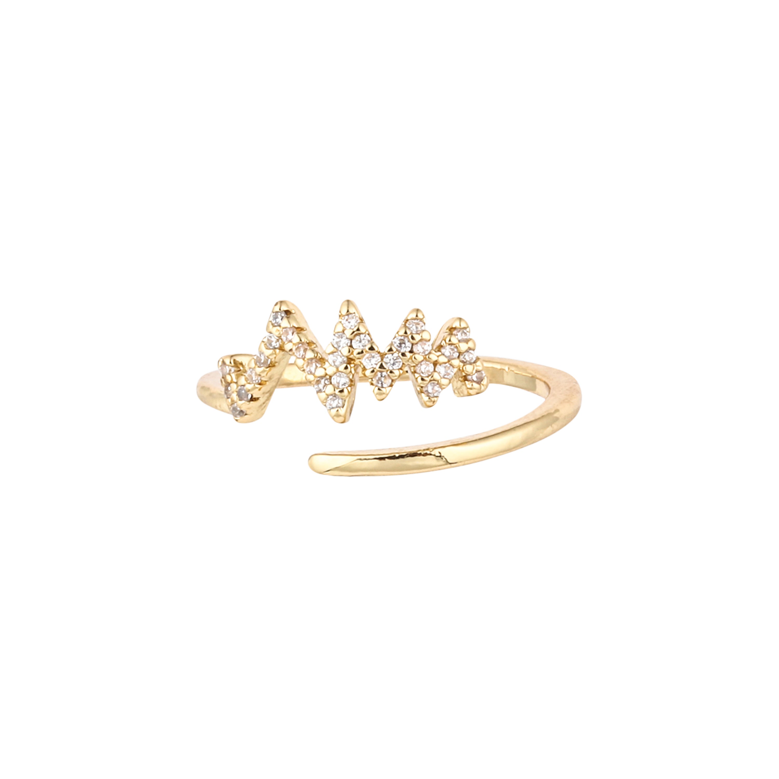 Twilight Glimmer Anti Tarnish Adjustable Ring