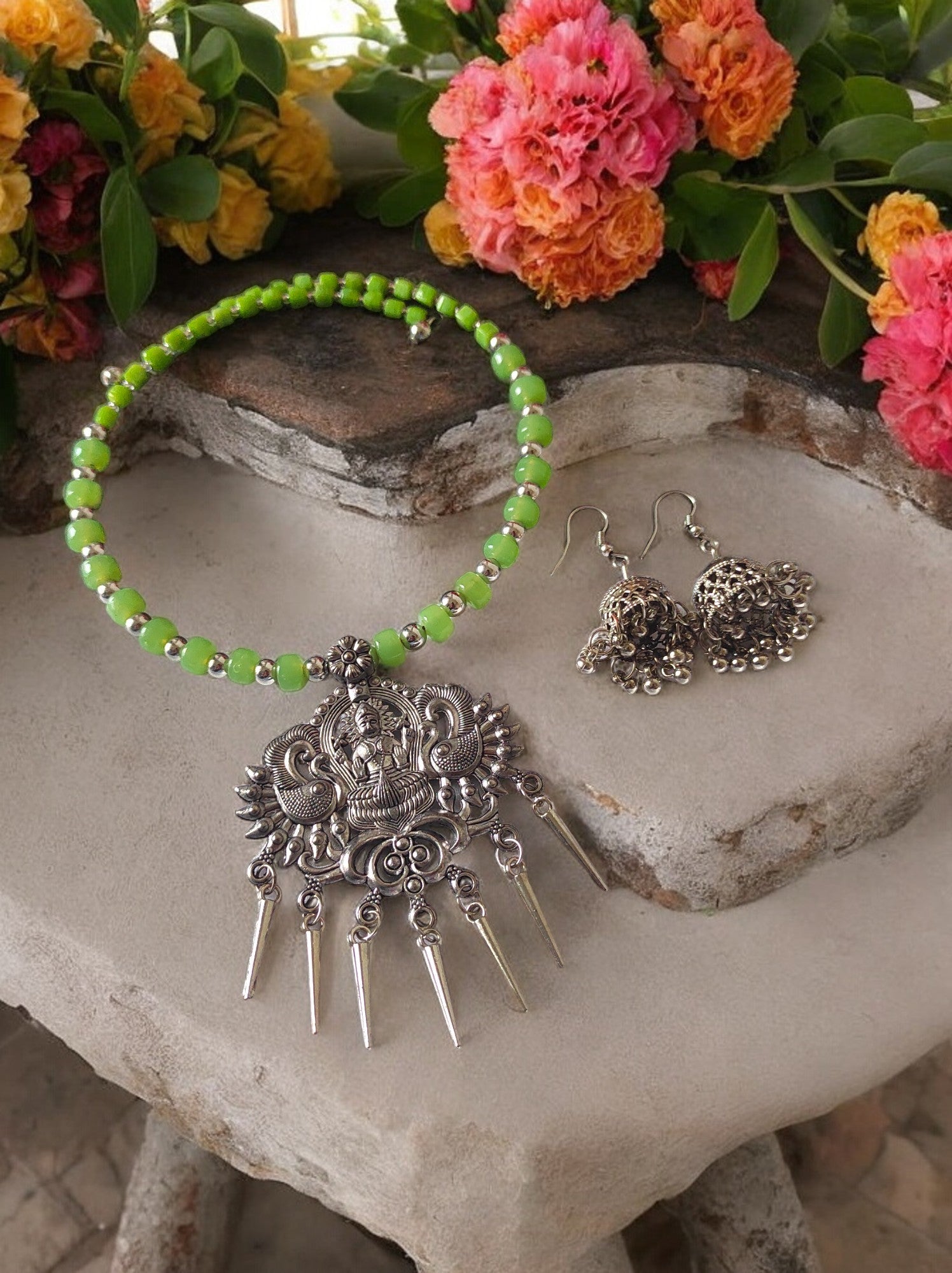 Divine Laxmi Deity Set -Handmade