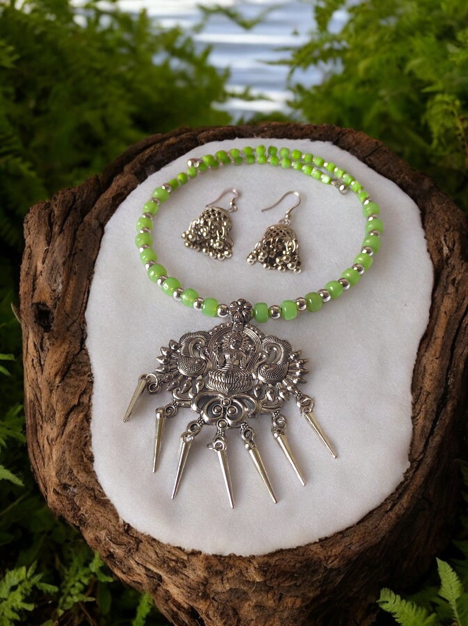 Divine Laxmi Deity Set -Handmade