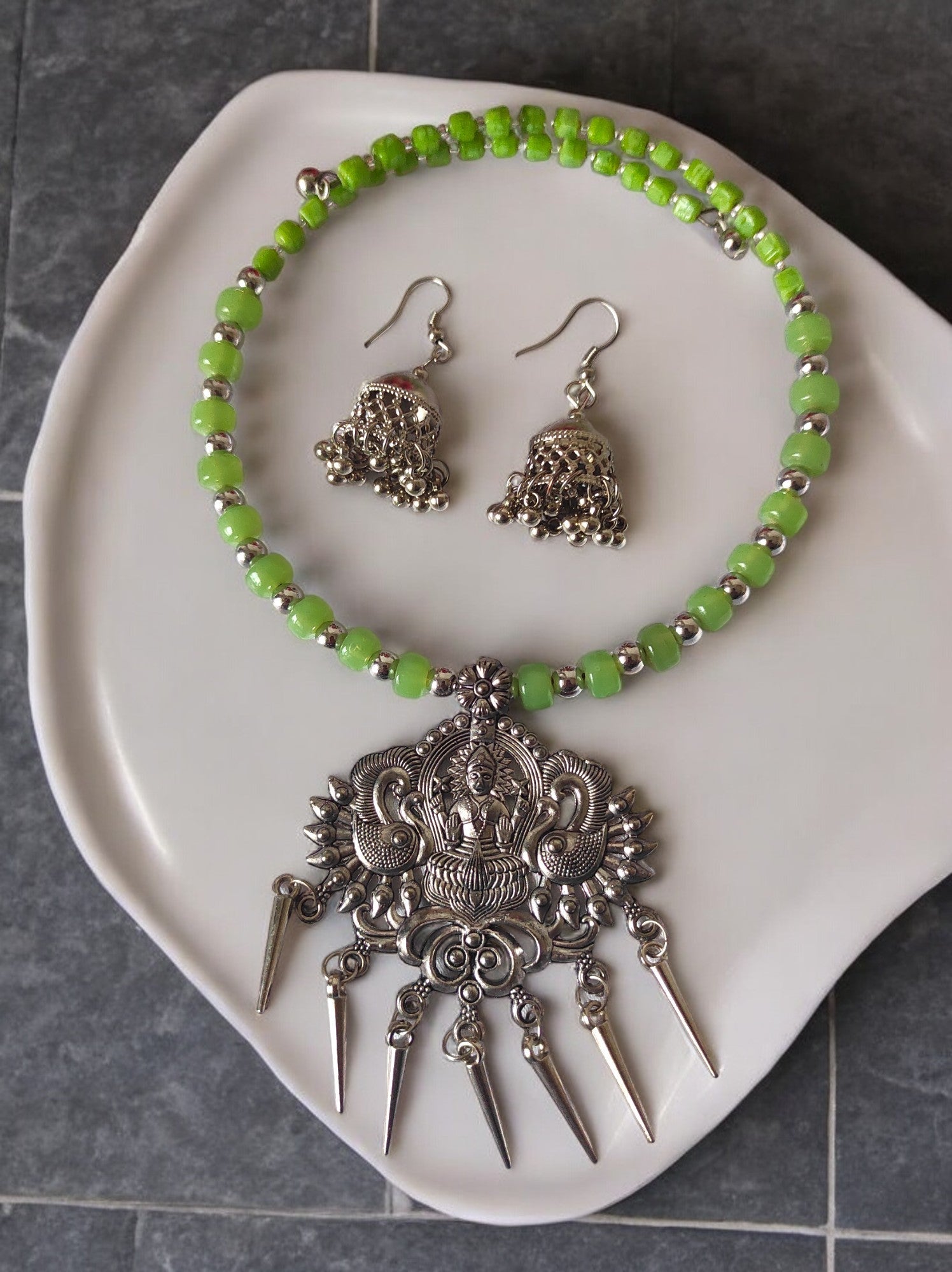 Divine Laxmi Deity Set -Handmade