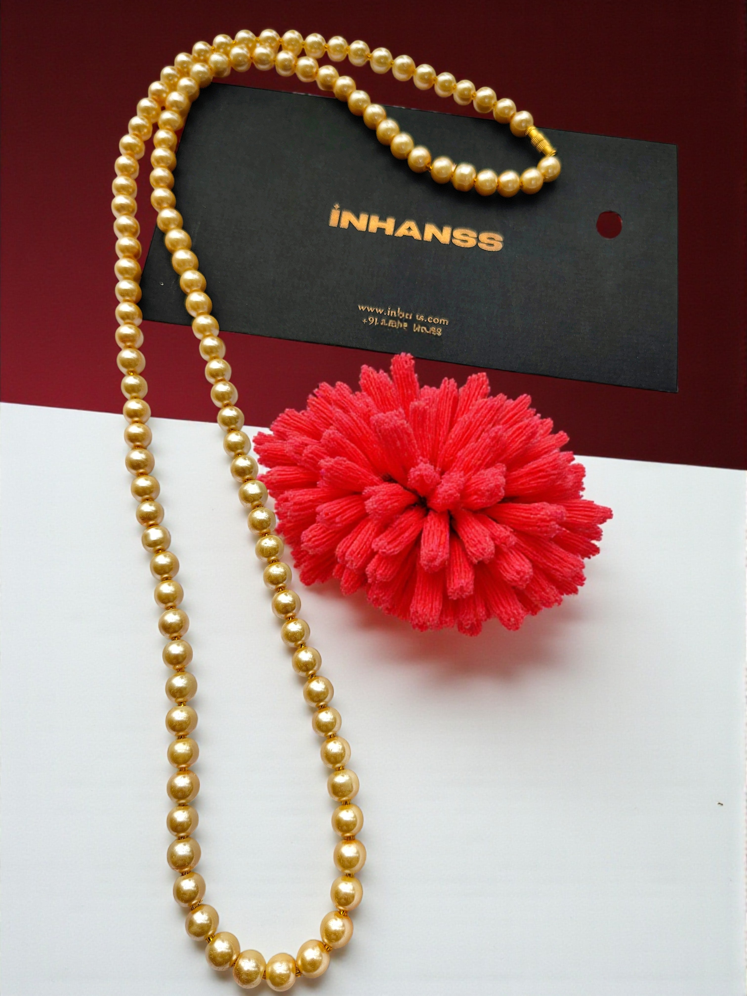 BeigeBlush Pearl Necklace