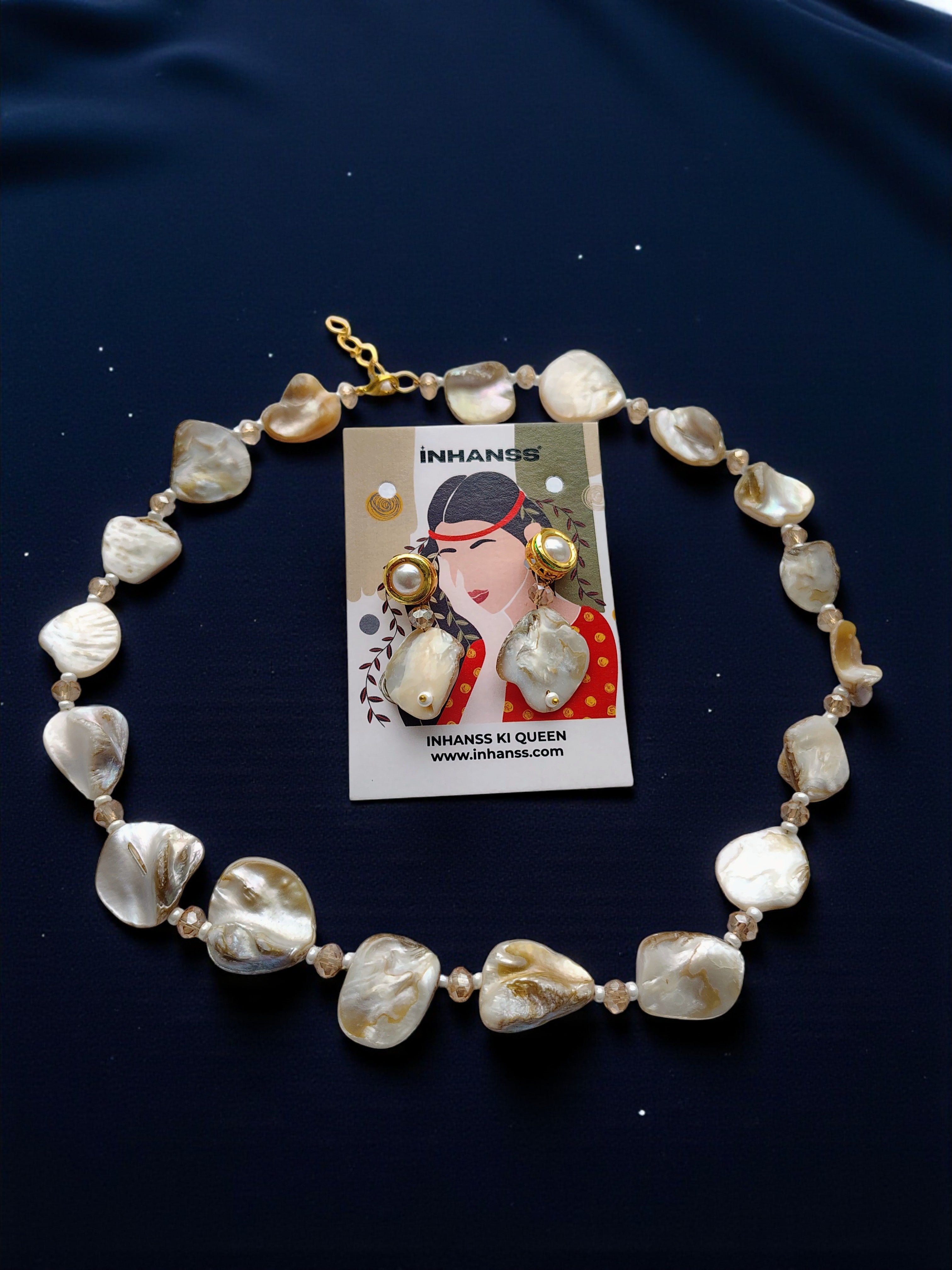 OceanNoor Shell Necklace Set