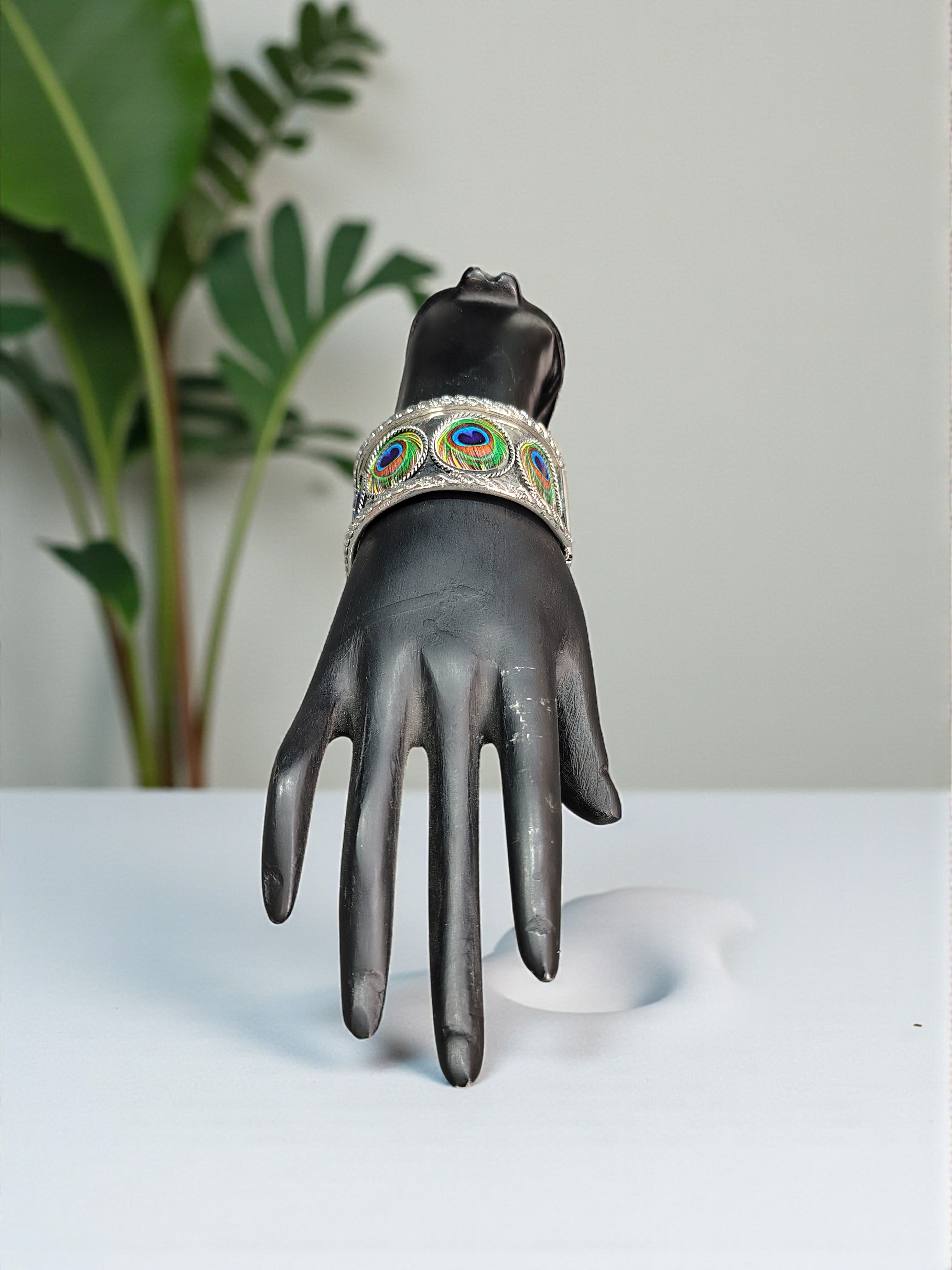 Peacock Royale Kada Bracelet