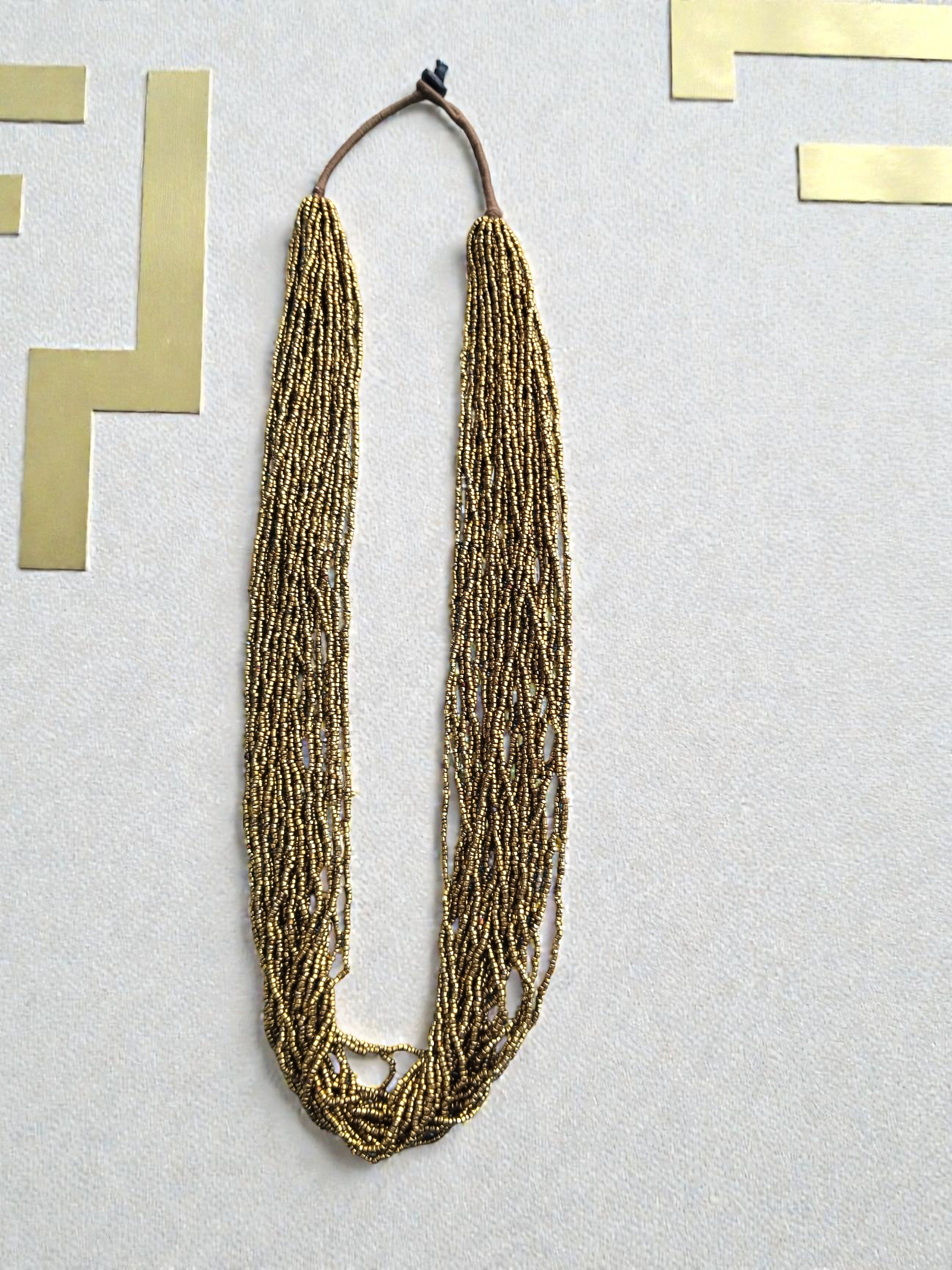 RangSaaz 20-Layer Luxe Long Beaded Necklace (With Optional Statement Earrings) - 16 Colors Available