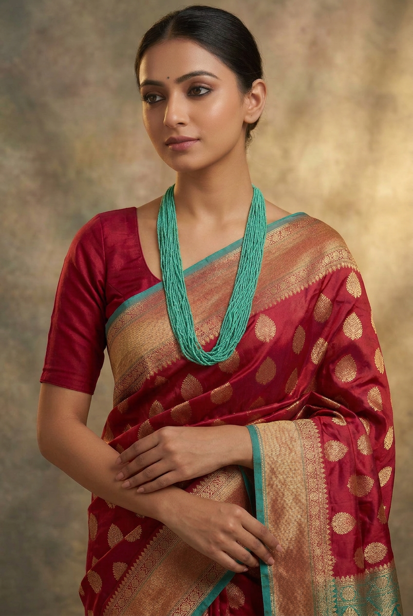 RangSaaz 20-Layer Luxe Long Beaded Necklace (With Optional Statement Earrings) - view 96