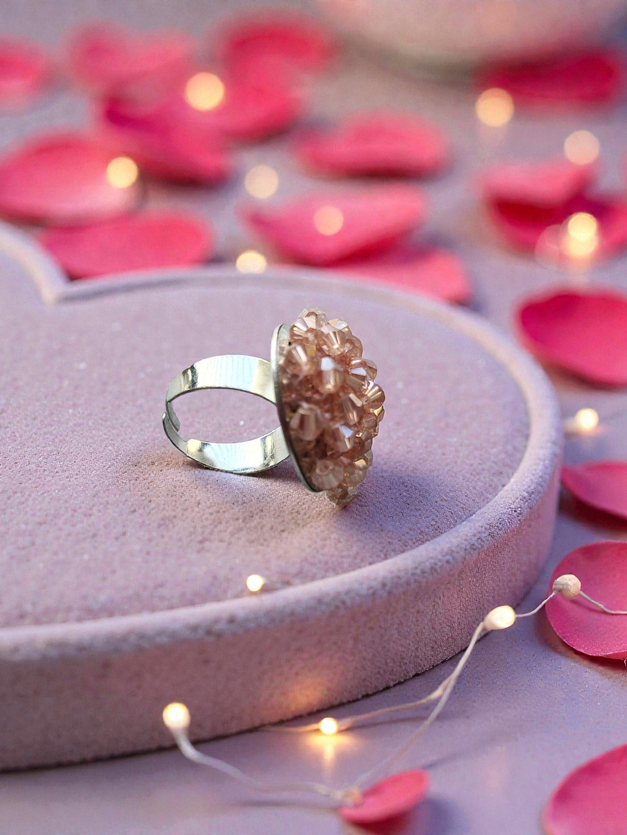 Everyday Pop Crystal Statement Ring â€“ Small Size (11 Colours Available)