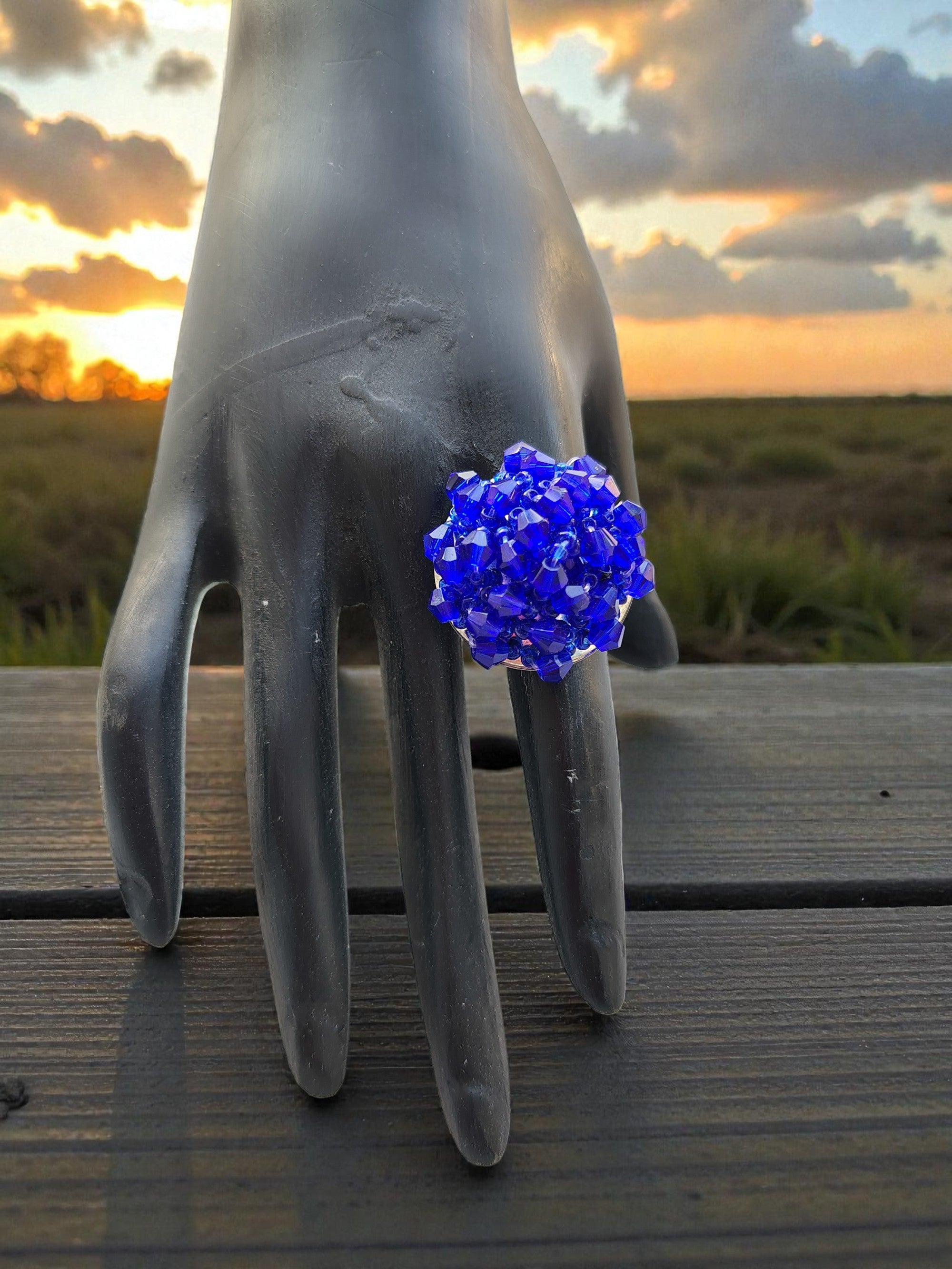 Everyday Pop Crystal Statement Ring â€“ Small Size (11 Colours Available)