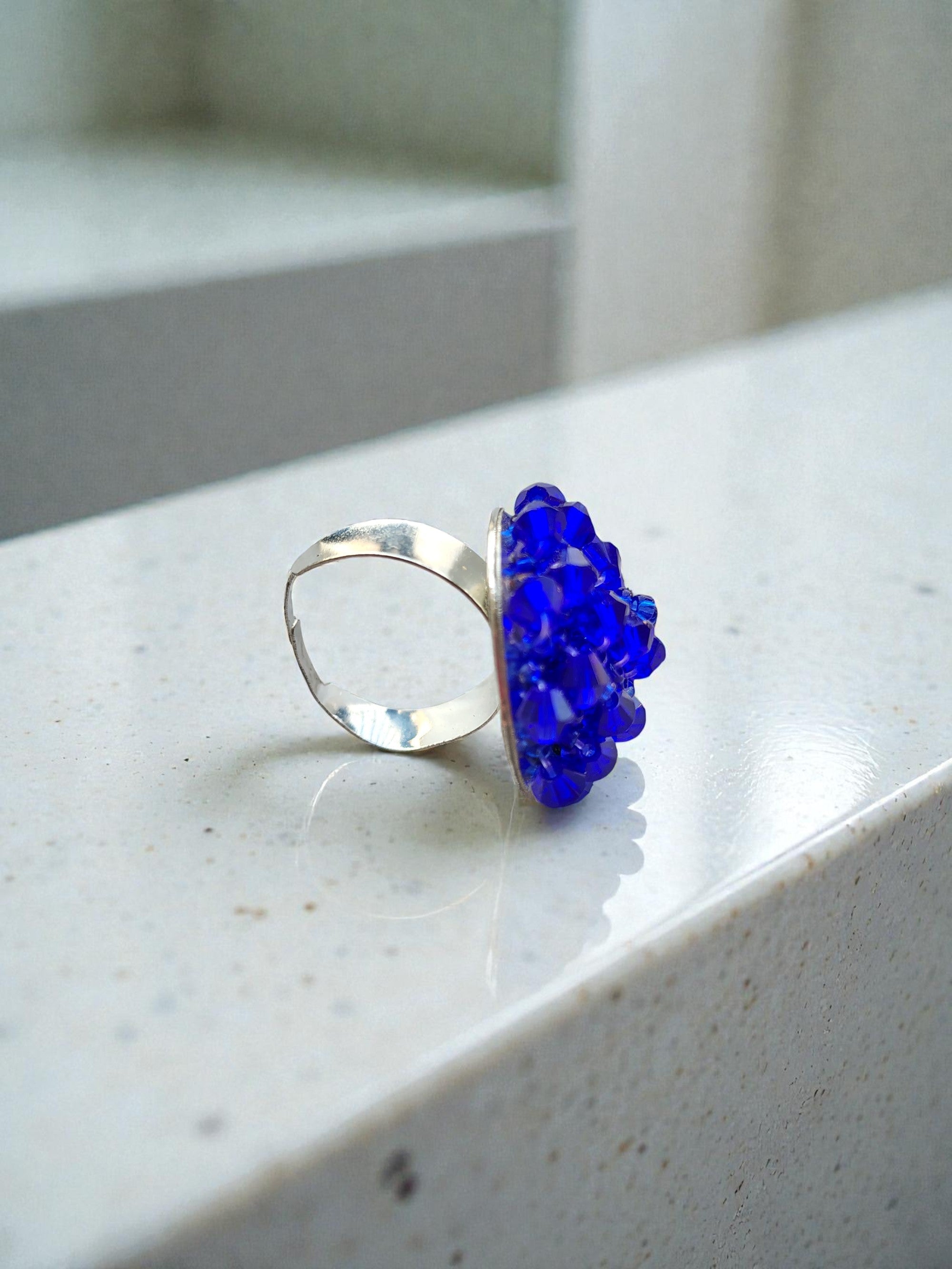 Everyday Pop Crystal Statement Ring â€“ Small Size (11 Colours Available)