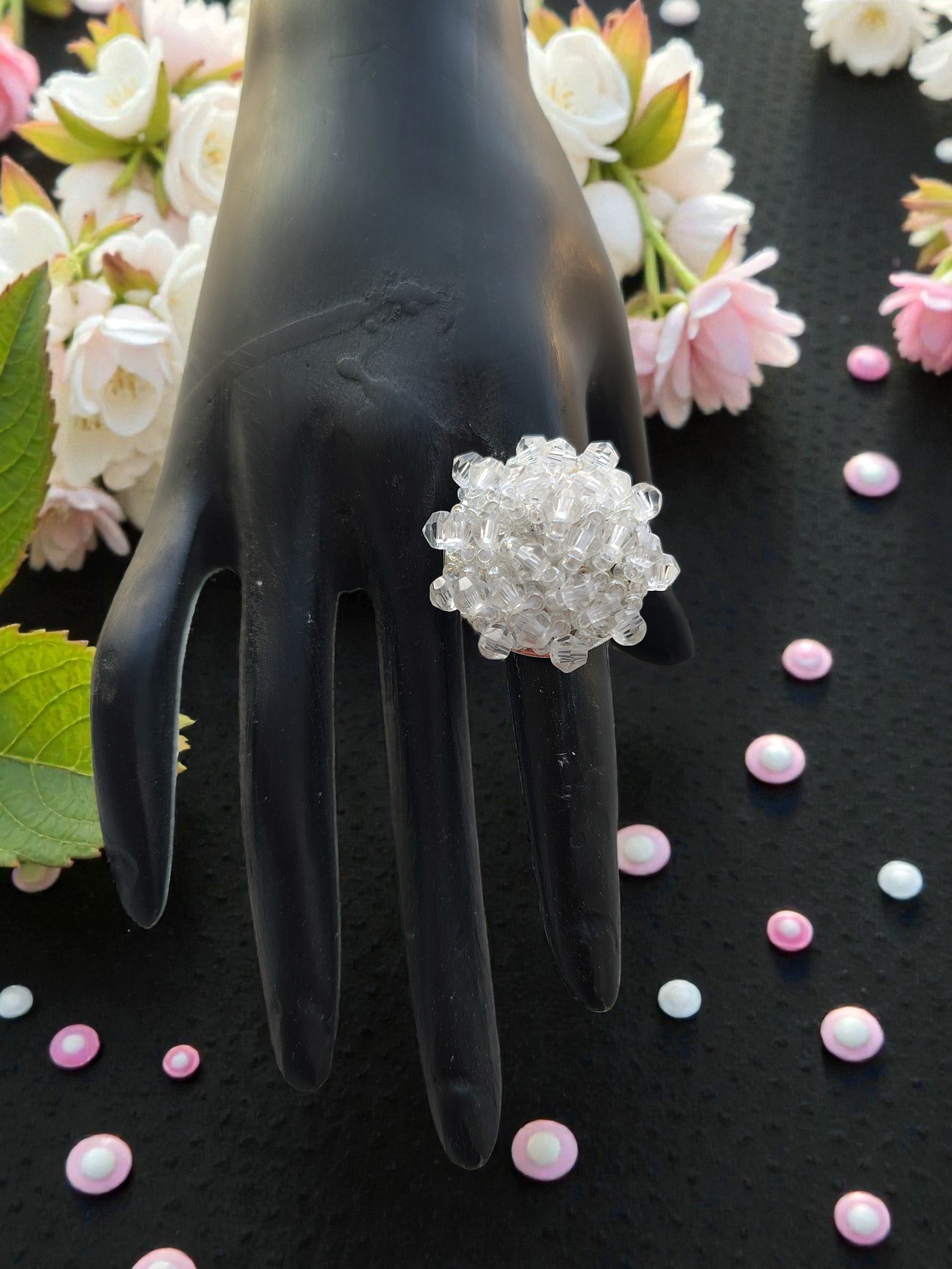 Everyday Pop Crystal Statement Ring â€“ Small Size (11 Colours Available)