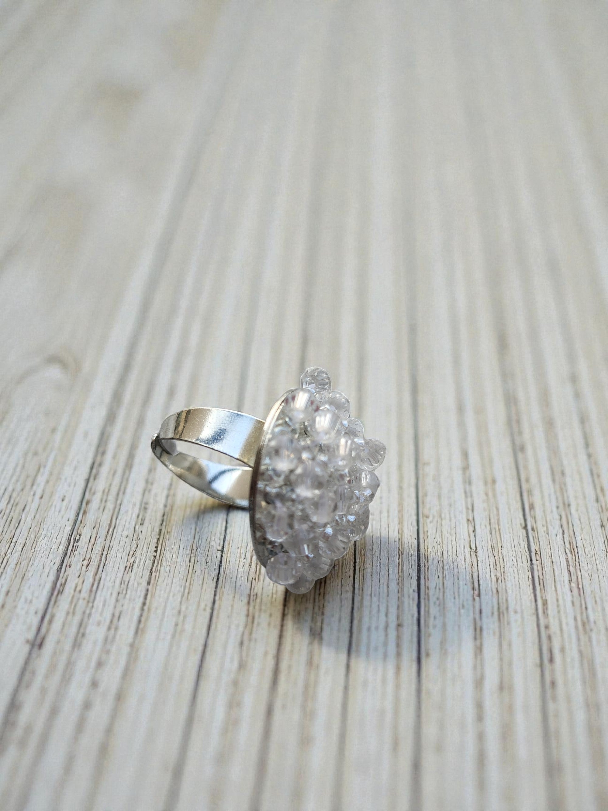 Everyday Pop Crystal Statement Ring â€“ Small Size (11 Colours Available)