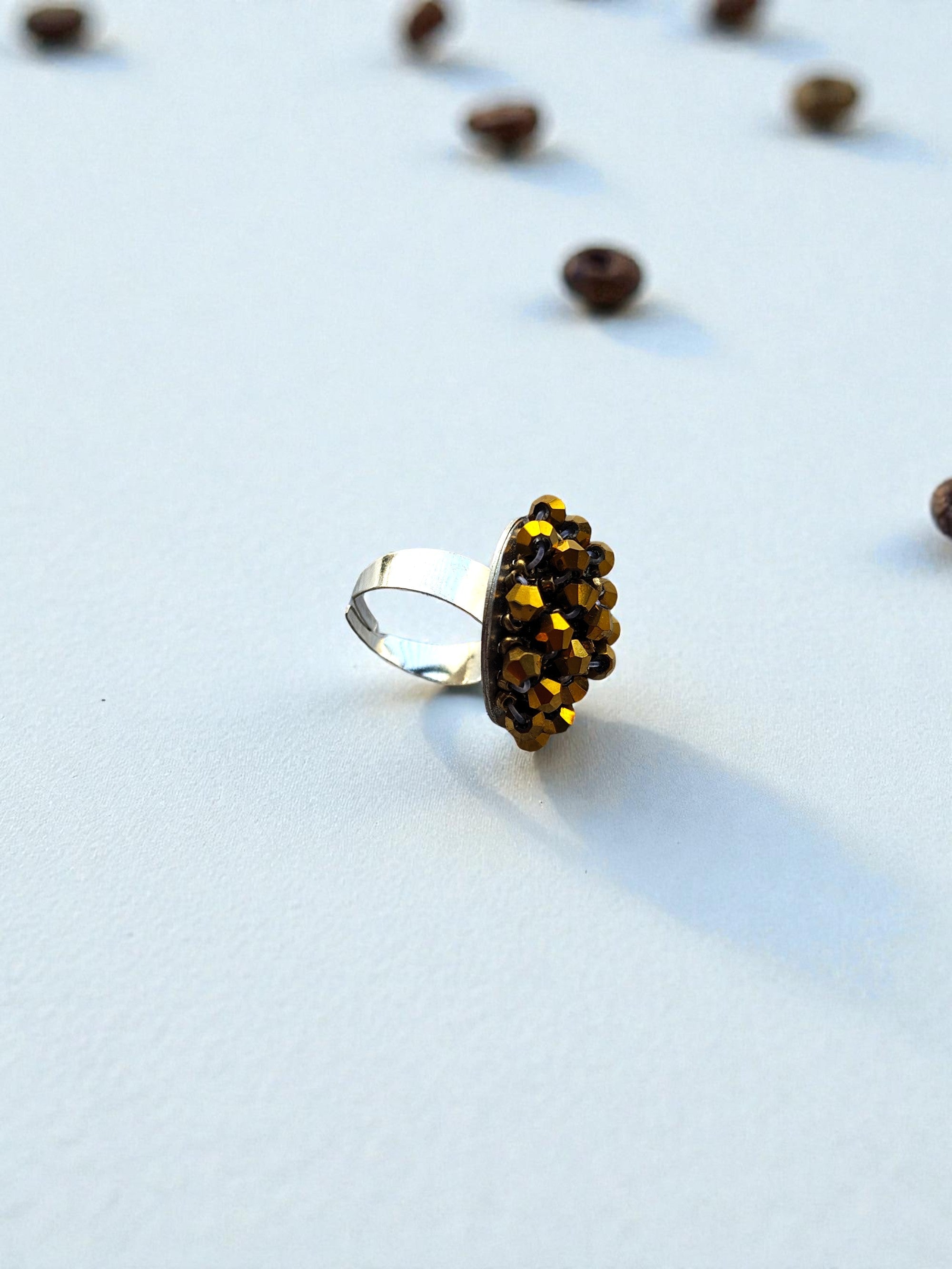 Everyday Pop Crystal Statement Ring â€“ Small Size (11 Colours Available)