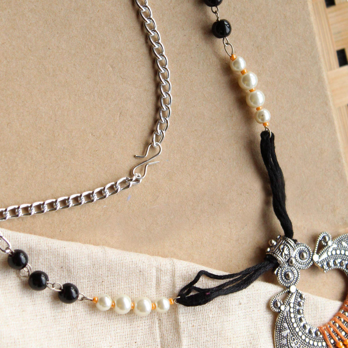 Oxidized necklaces with matching earrings perfect for dandia night designer navratri jewelry colorful necklaces