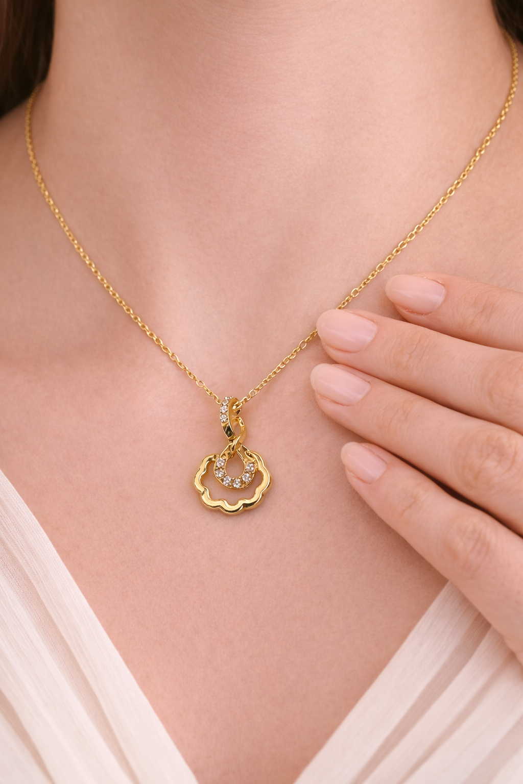 Gold Plated 925 Sterling Silver Pendant