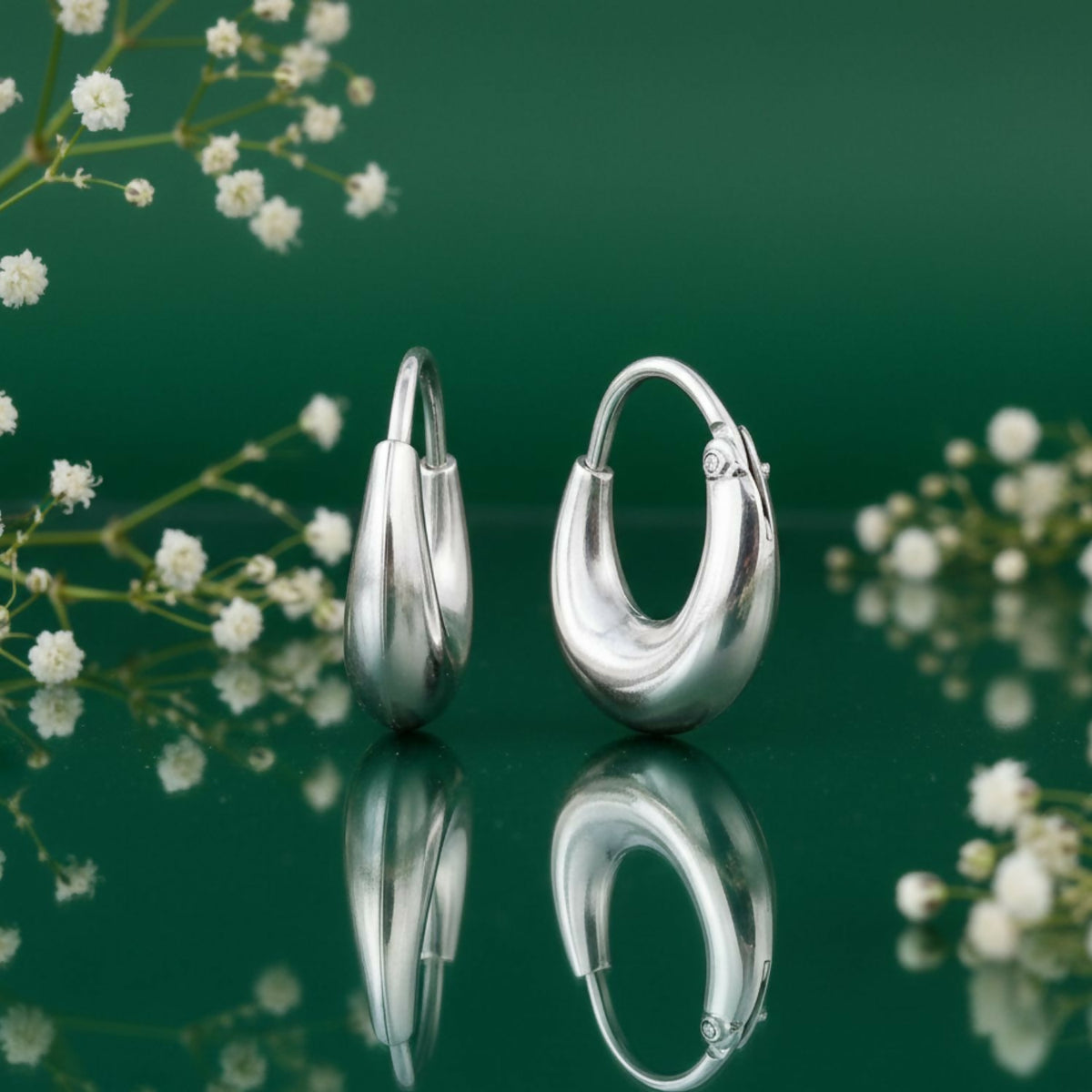 Silver Bali Earrings
